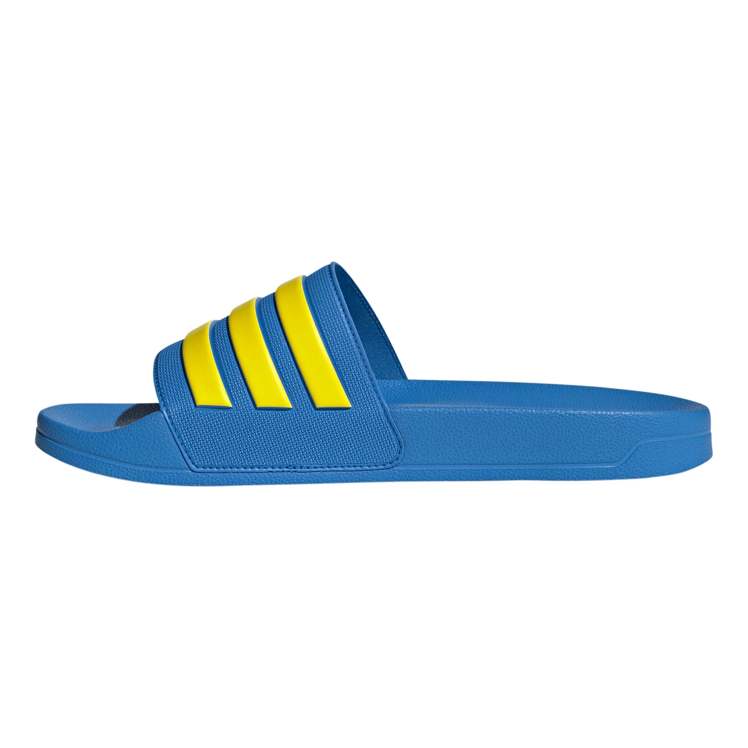 Adilette Shower Chanclas Unisex - azul, amarillo - Image 2