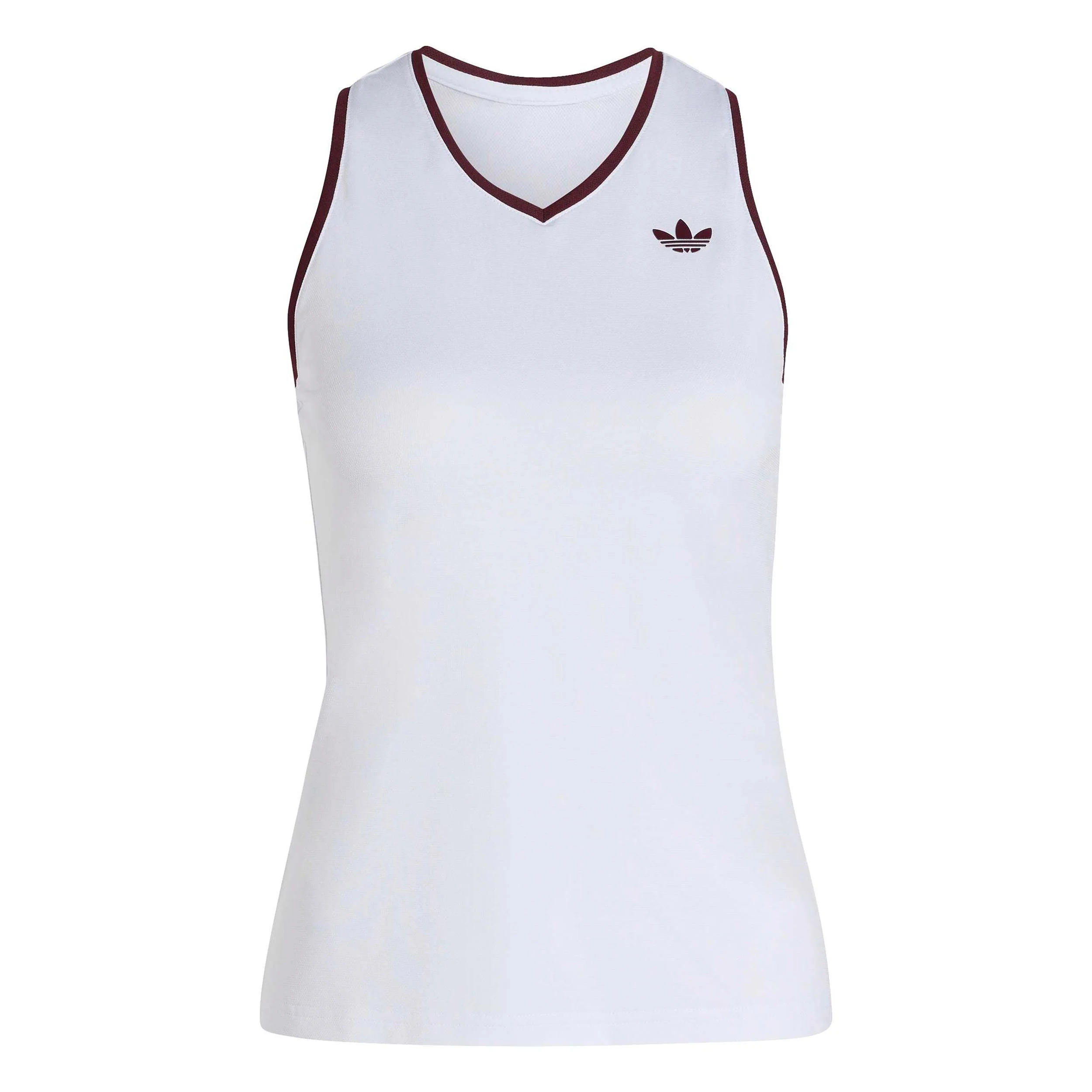 Classics Camiseta de tirantes Mujeres - blanco, rojo vino - Image 2