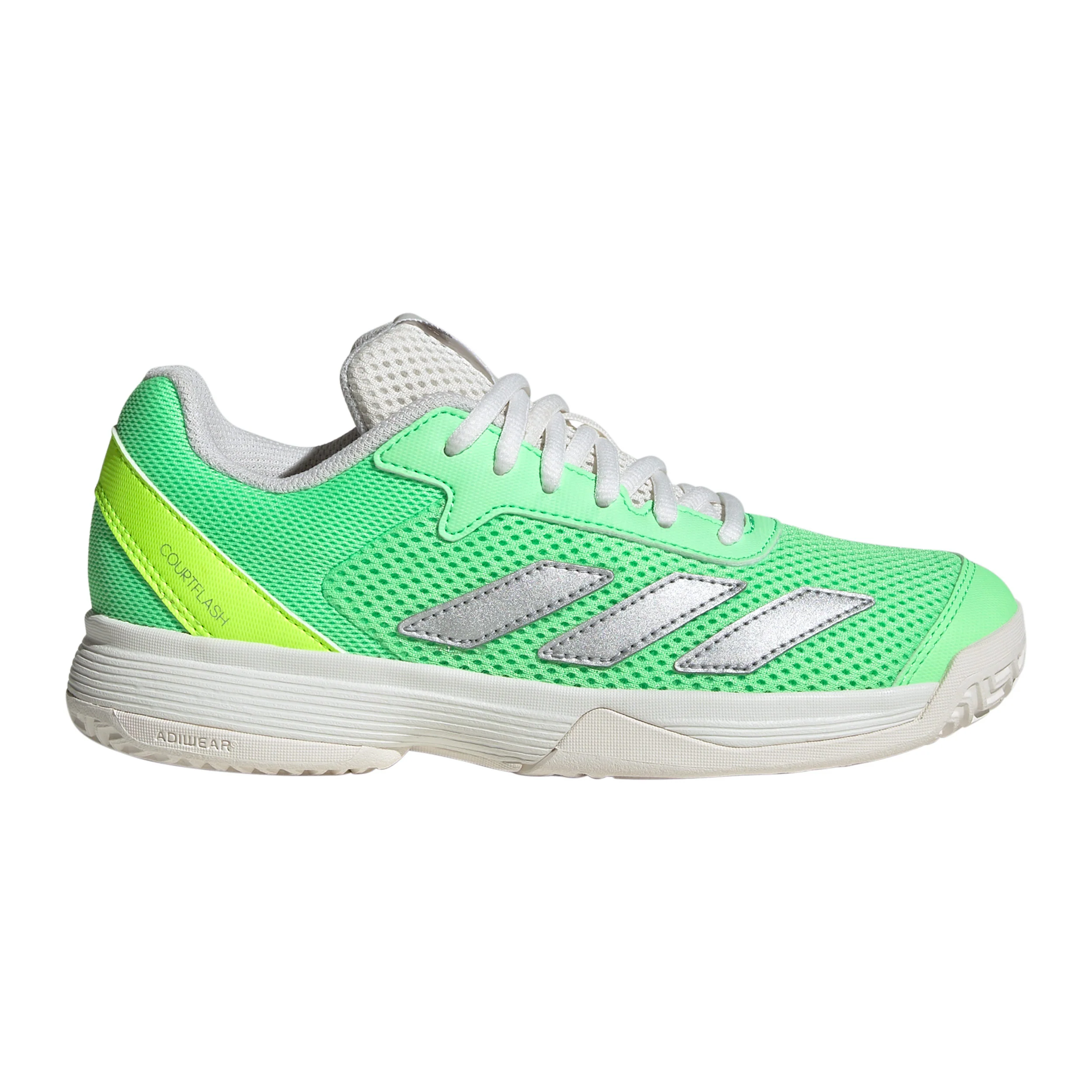 Courtflash Zapatilla todas las superficies Niños - verde, plateado