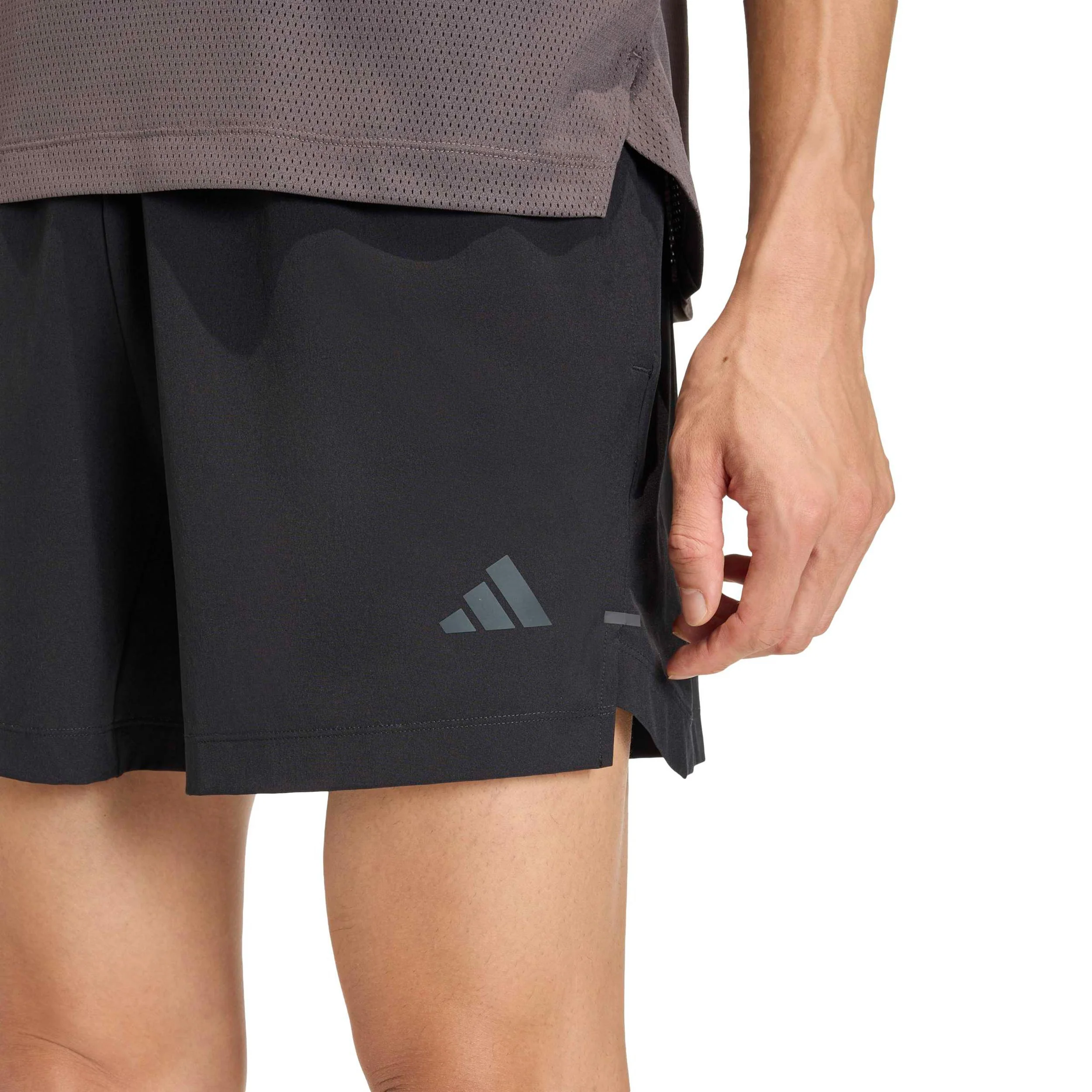 D4T Essentials 7Inch Shorts Hombres-negro - Image 5