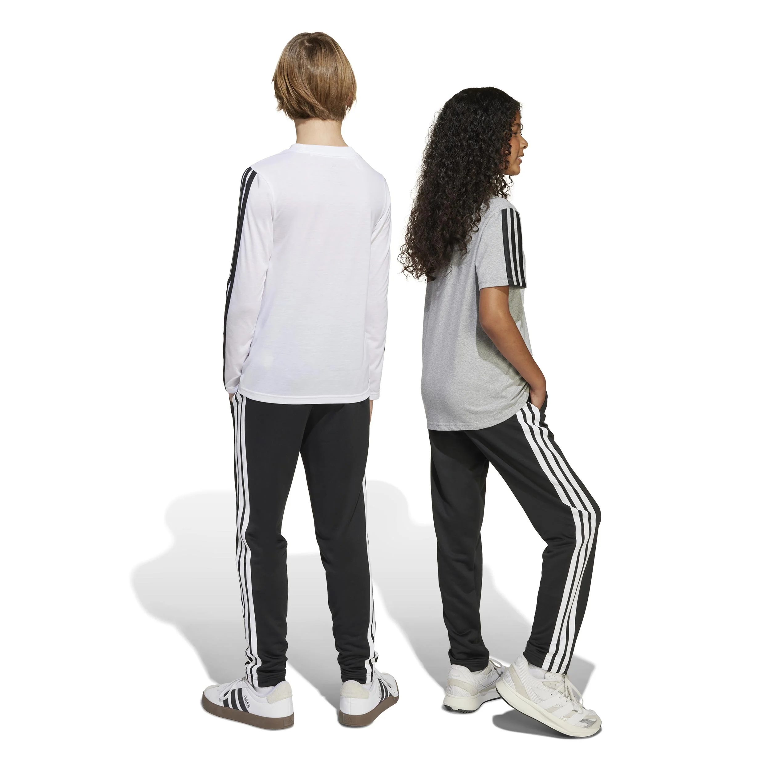 Essentials 3Stripes Pantalón De Entrenamiento Chicos-Negro - Image 8