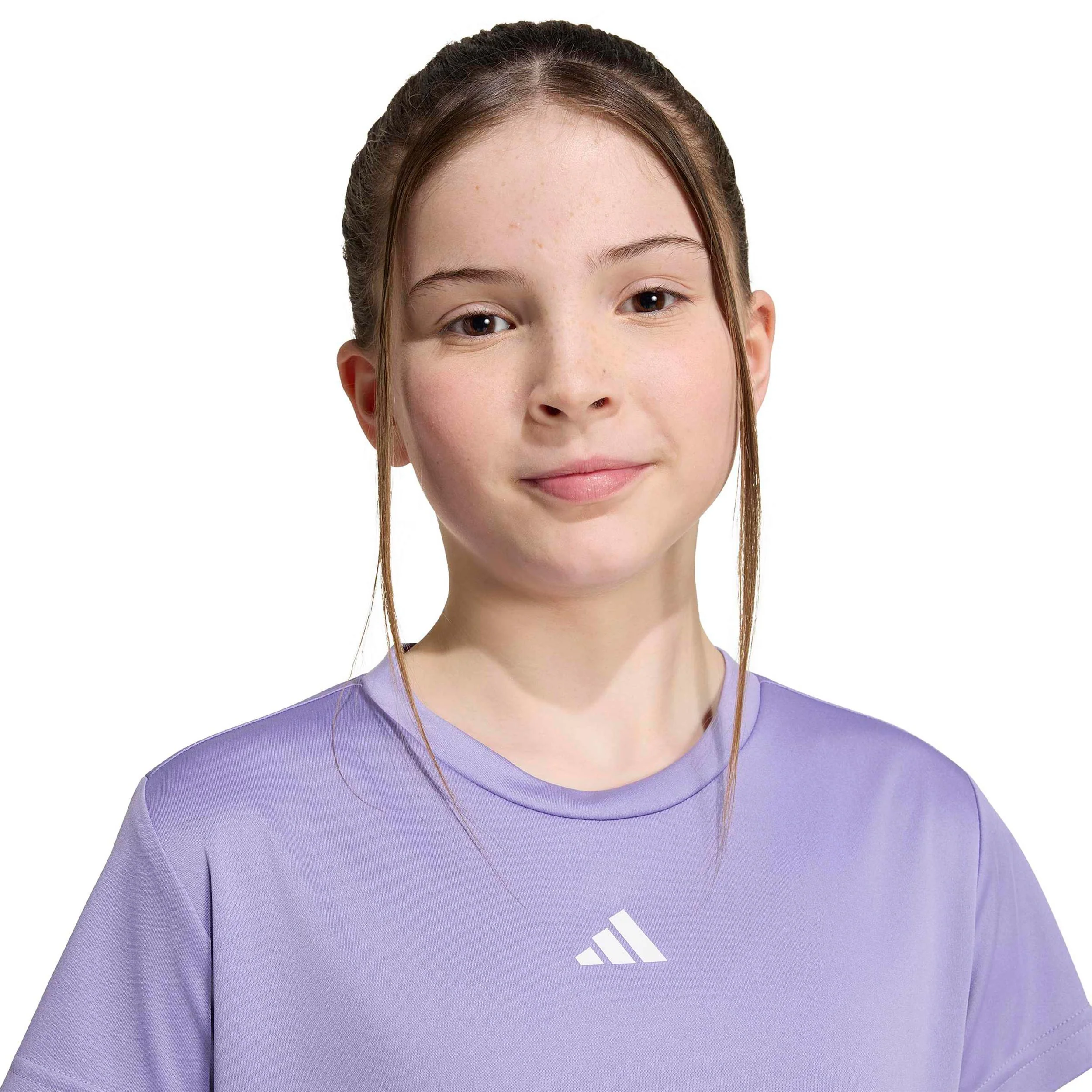 Essentials Training Camiseta de manga corta Niños - morado, blanco - Image 5