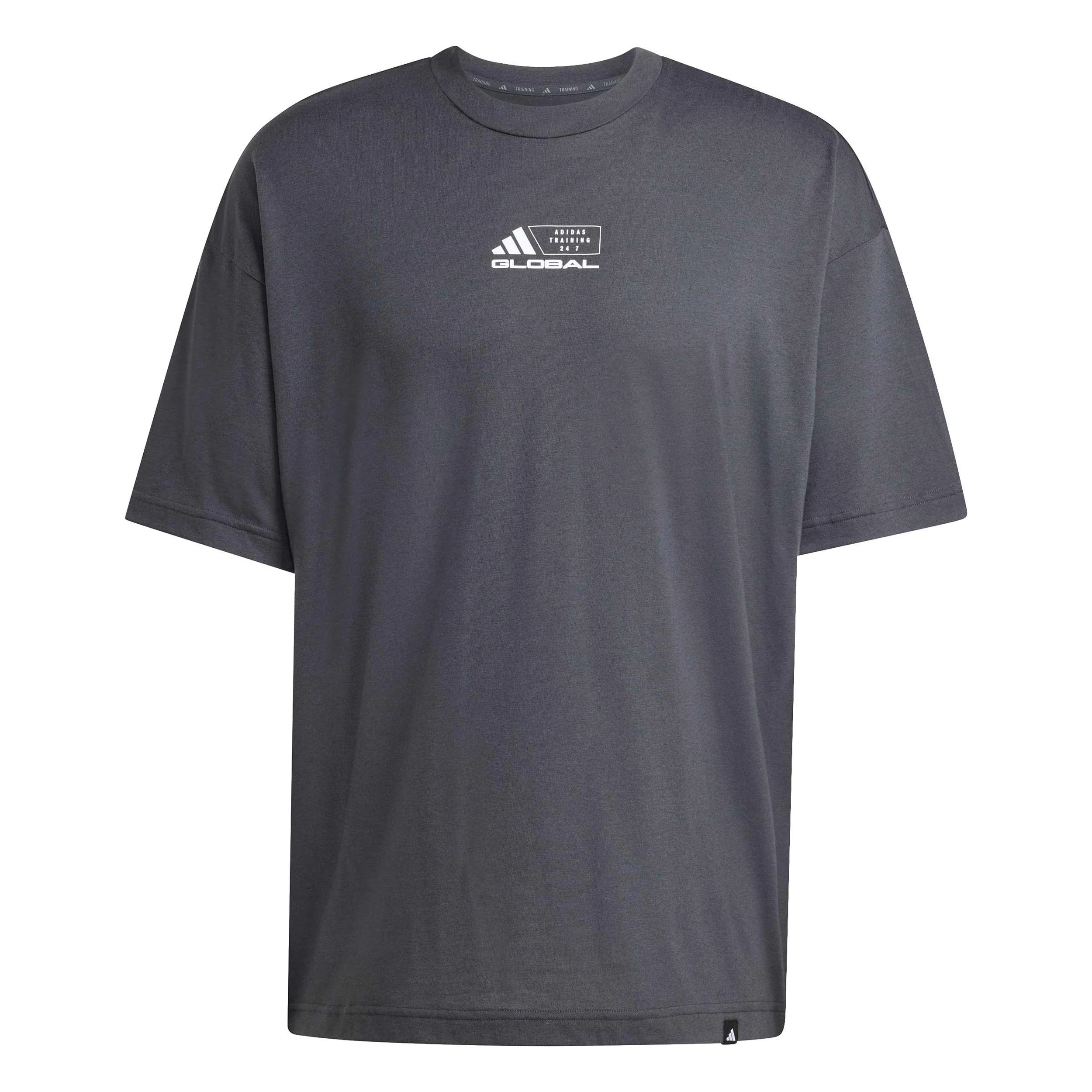 GFX Glob Camiseta de manga corta Hombres-gris oscuro