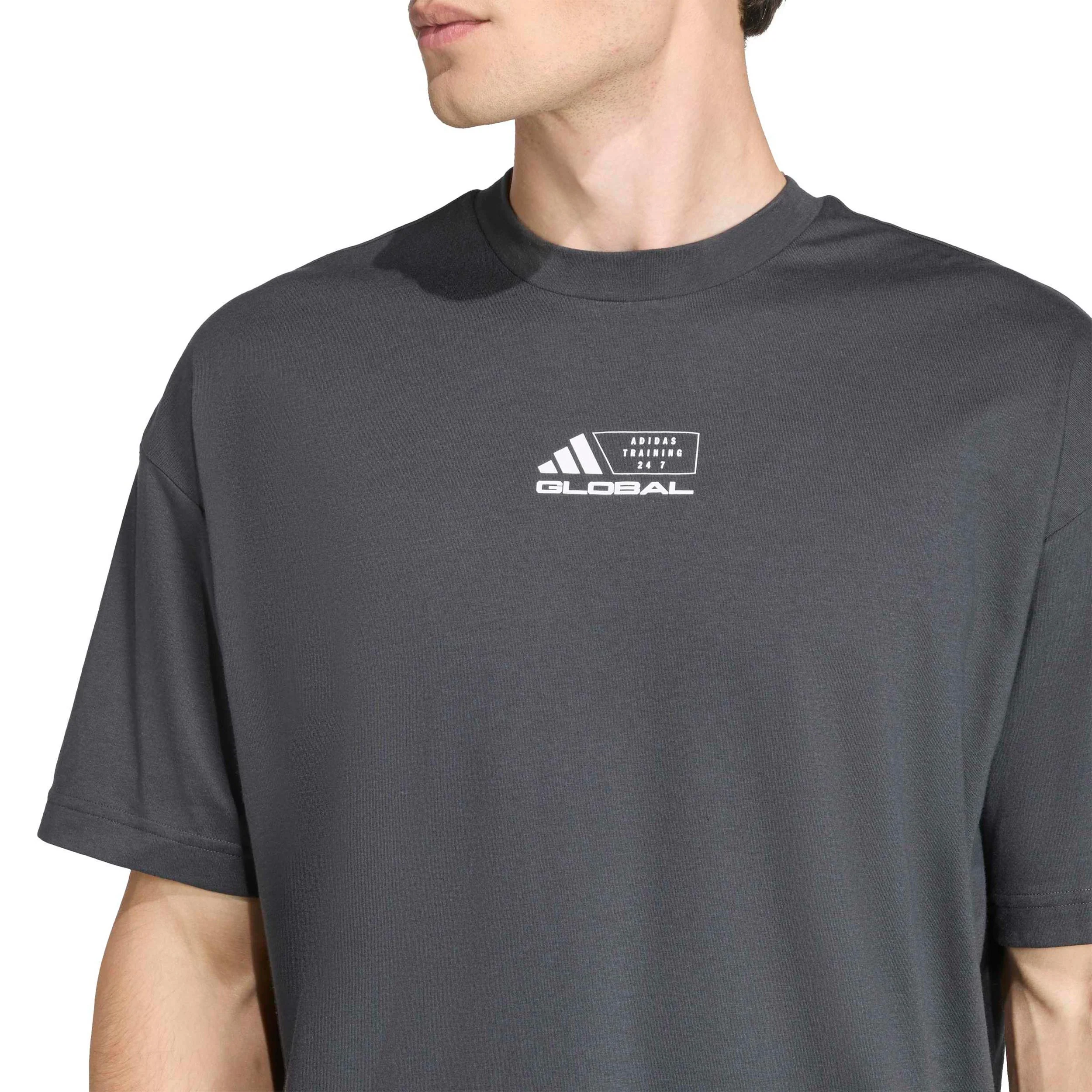GFX Glob Camiseta de manga corta Hombres-gris oscuro - Image 6