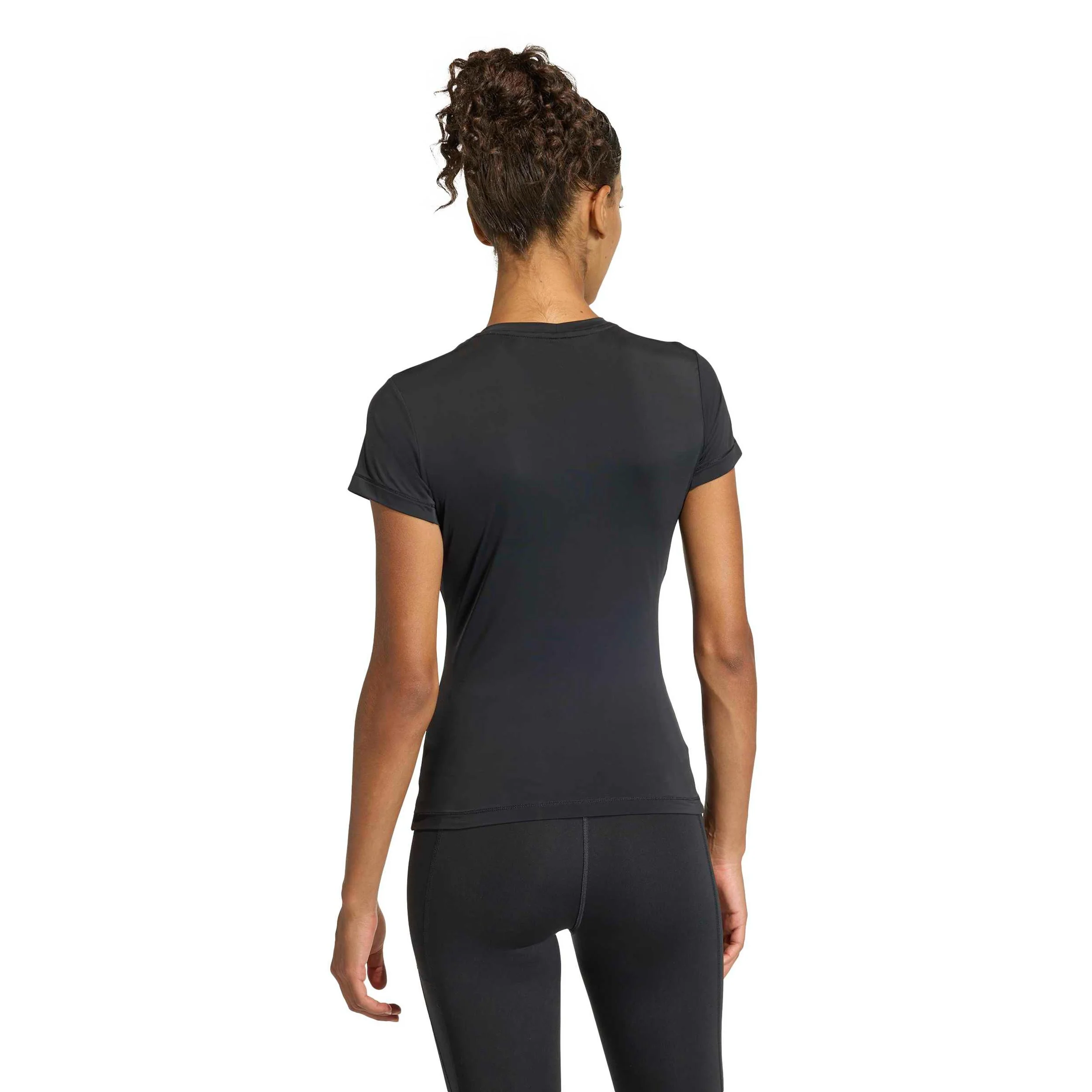 Power Essentials Camiseta de manga corta Mujeres-negro - Image 3