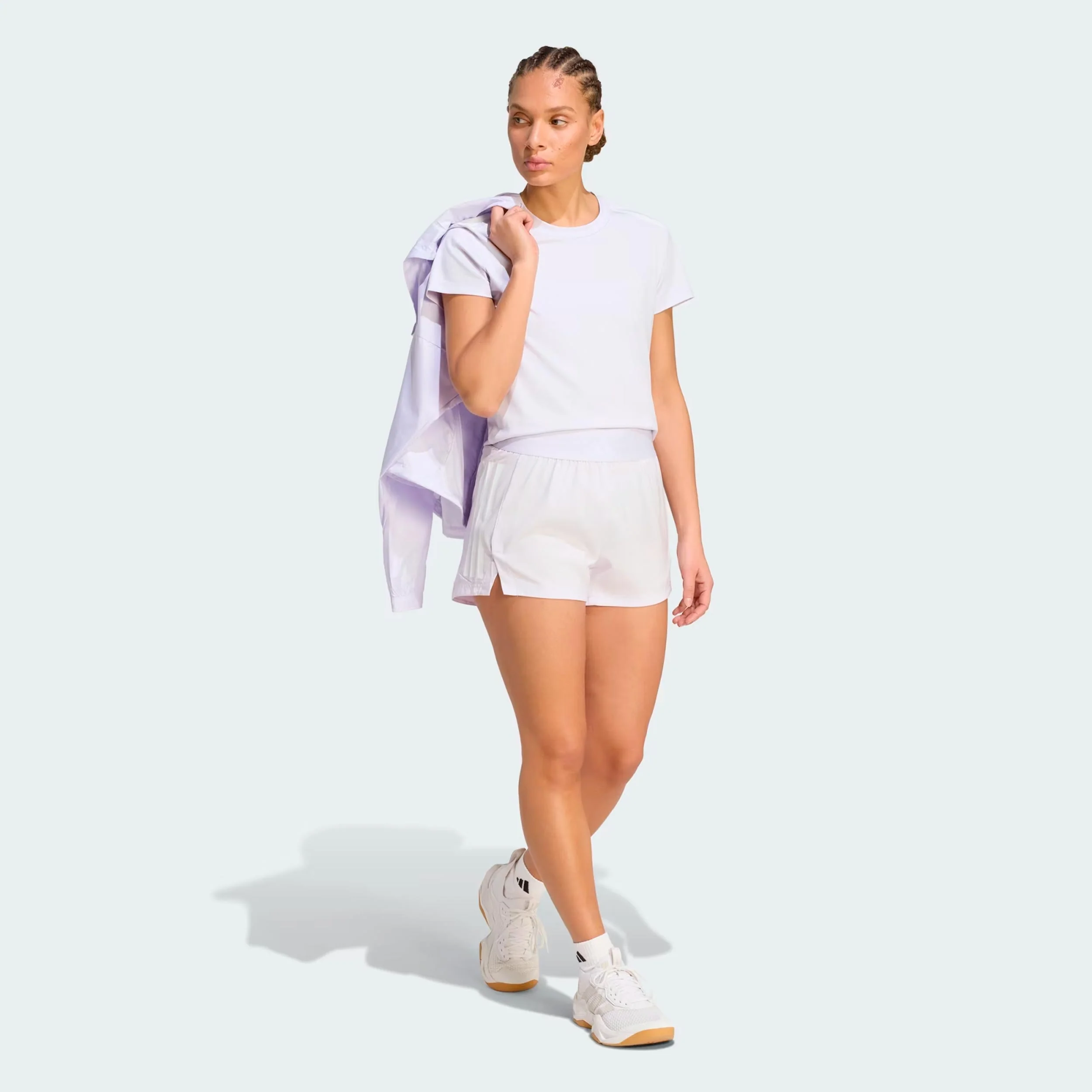 Woven Shorts Mujeres - morado - Image 4