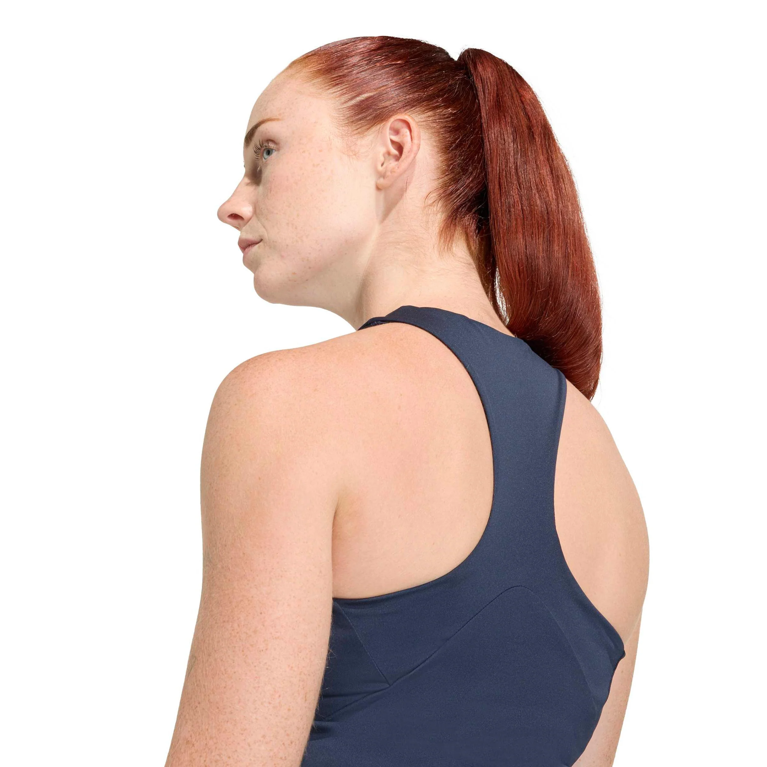 Y- Midi Camiseta de tirantes Mujeres - azul oscuro, blanco - Image 7