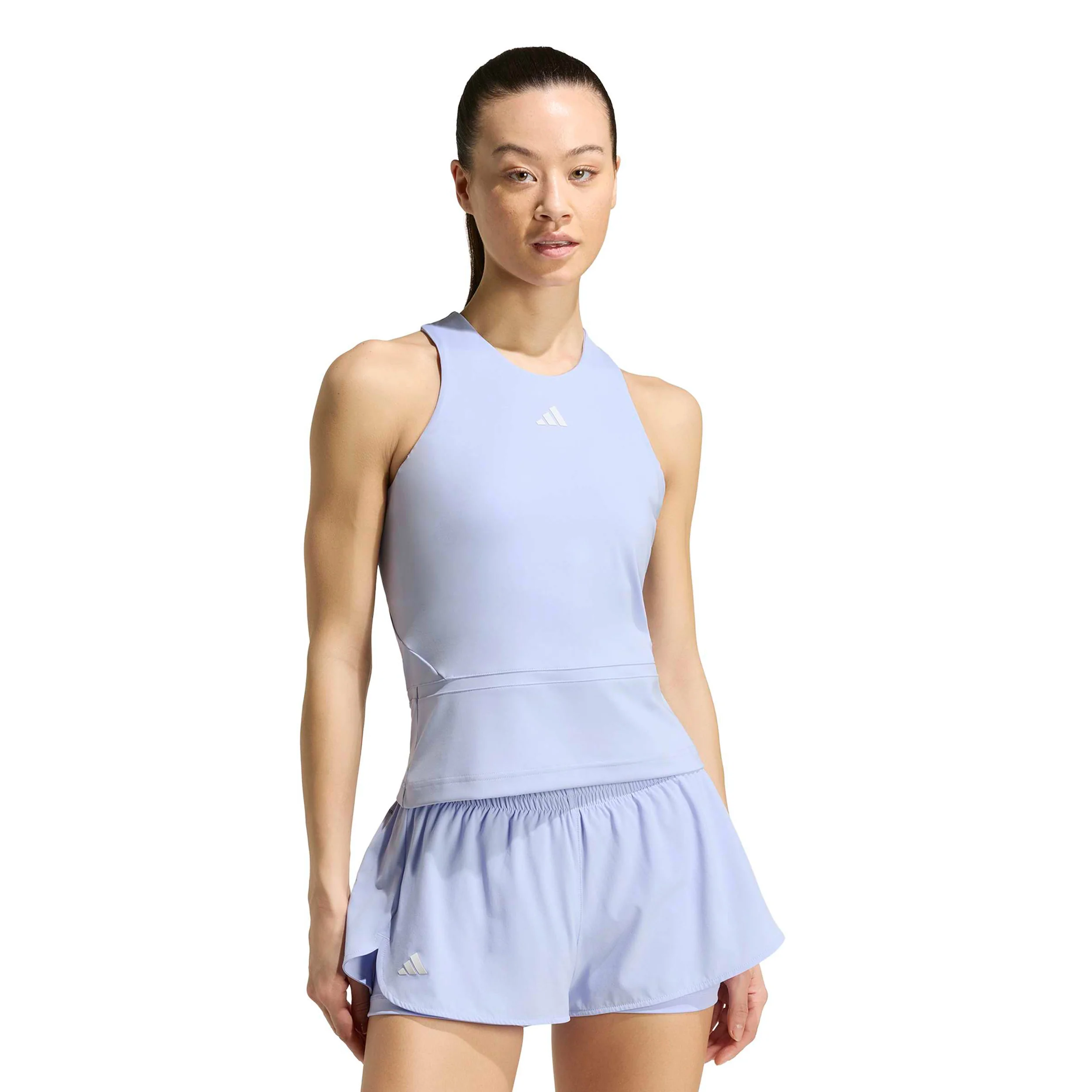 Y- Midi Camiseta de tirantes Mujeres - morado, blanco - Image 2