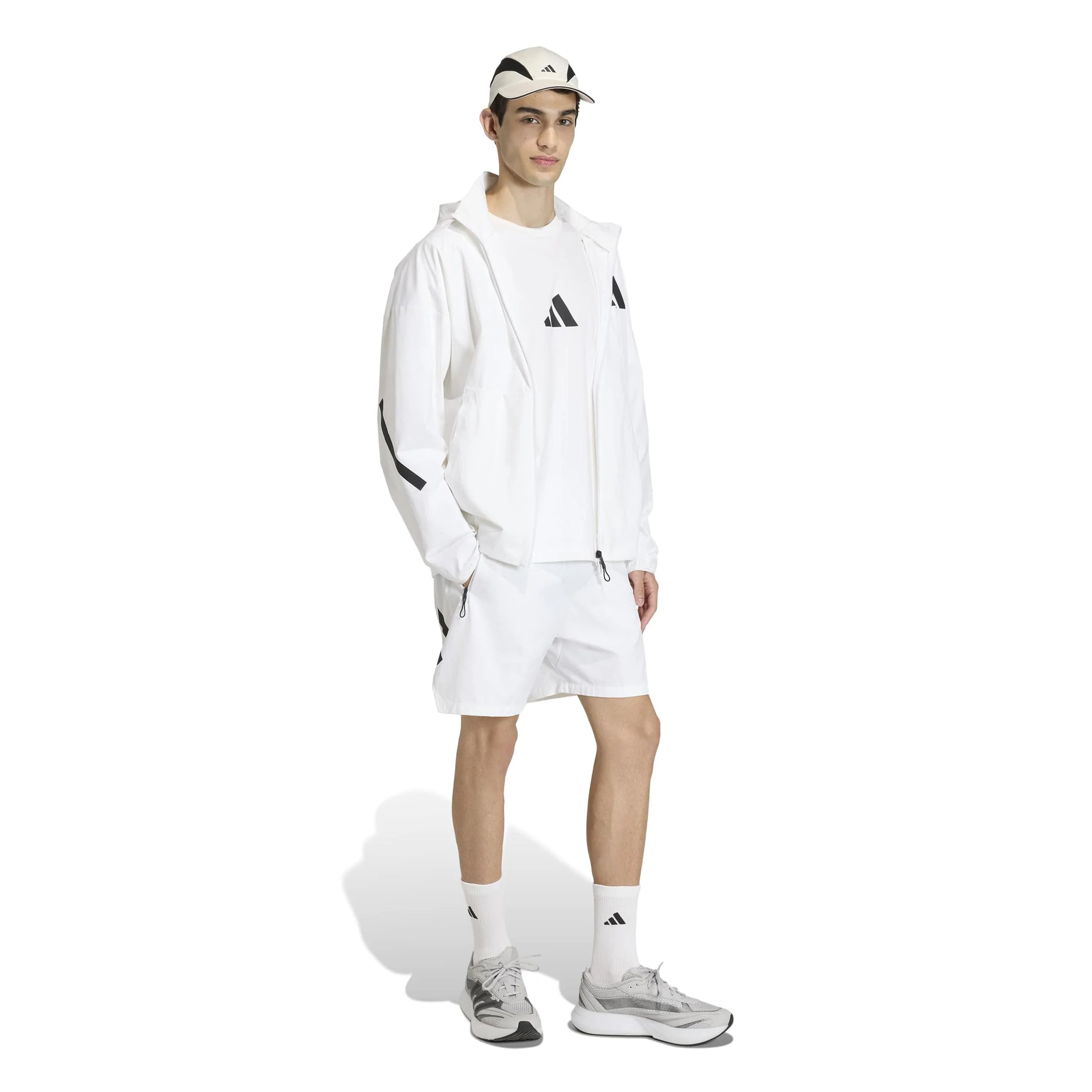 Z.N.E. Woven Chaqueta de entrenamiento Hombres-blanco - Image 4