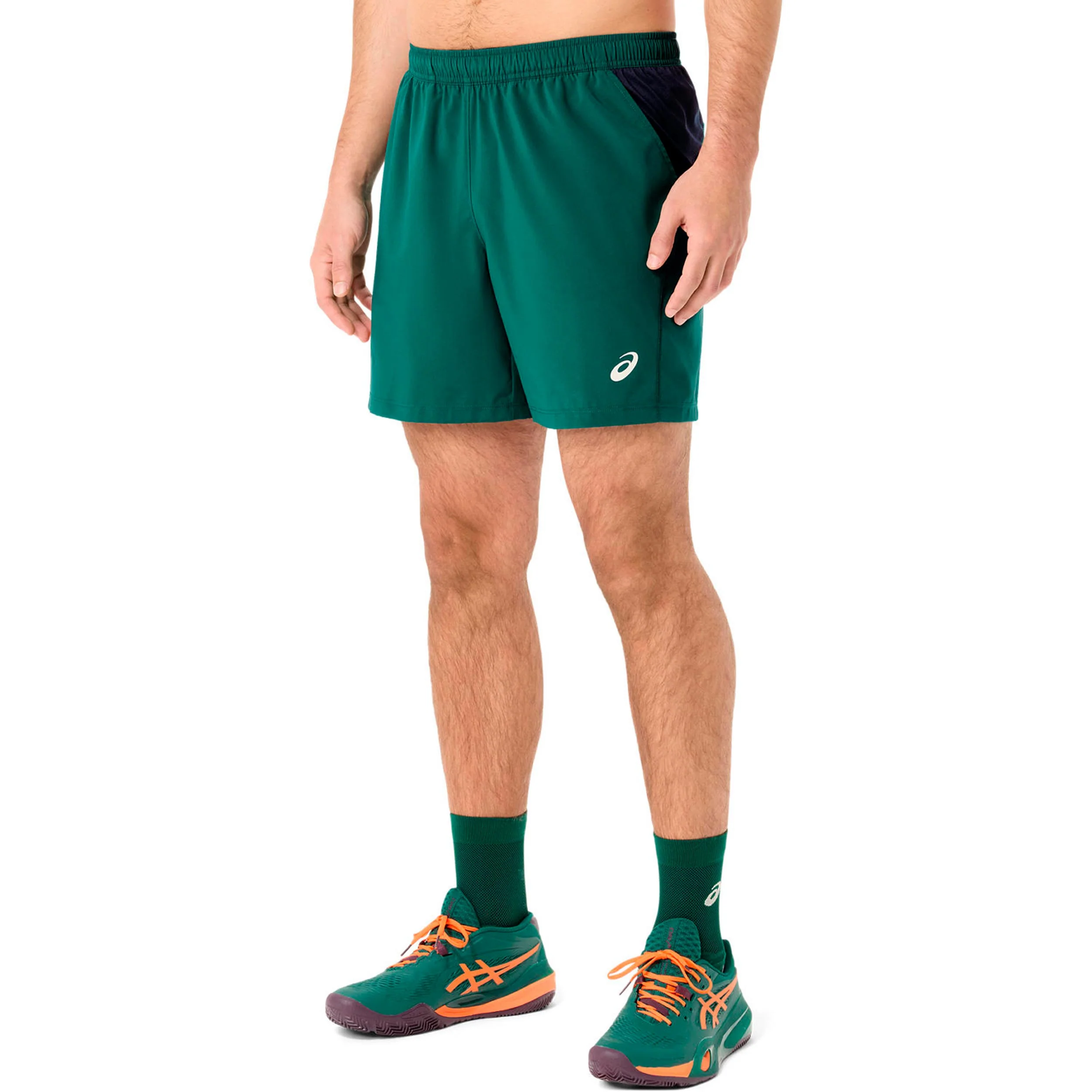 Court 7in Shorts Hombres - verde oscuro - Image 2