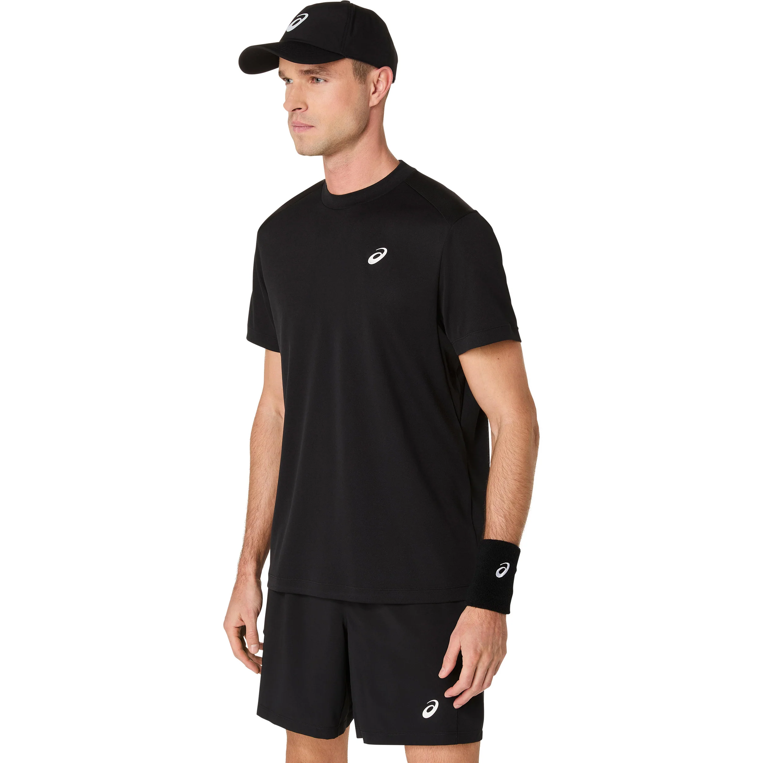 Court Camiseta De Manga Corta Hombres-Negro - Image 3