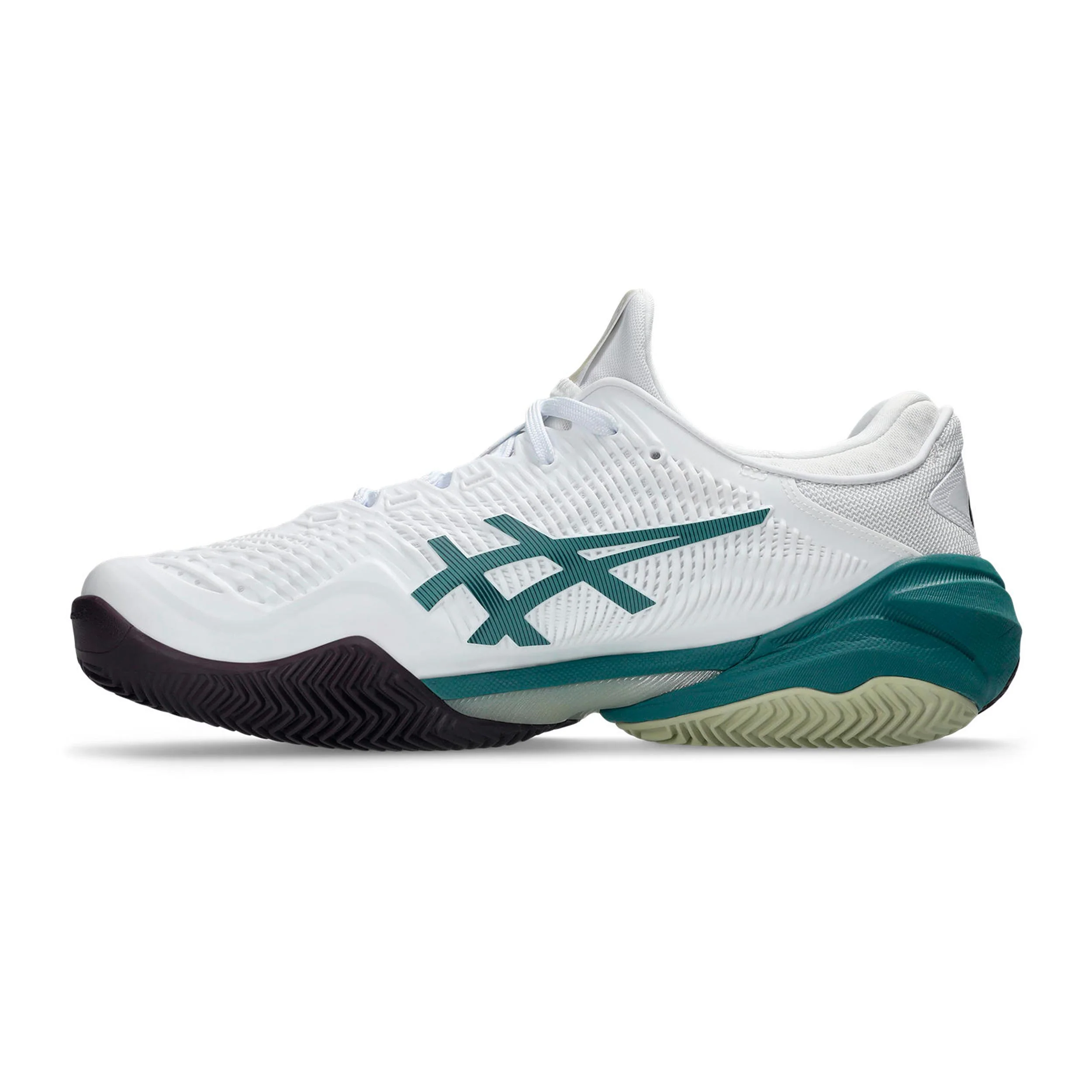 Court FF 3 Zapatilla tierra batida Hombres - blanco, salvia - Image 2
