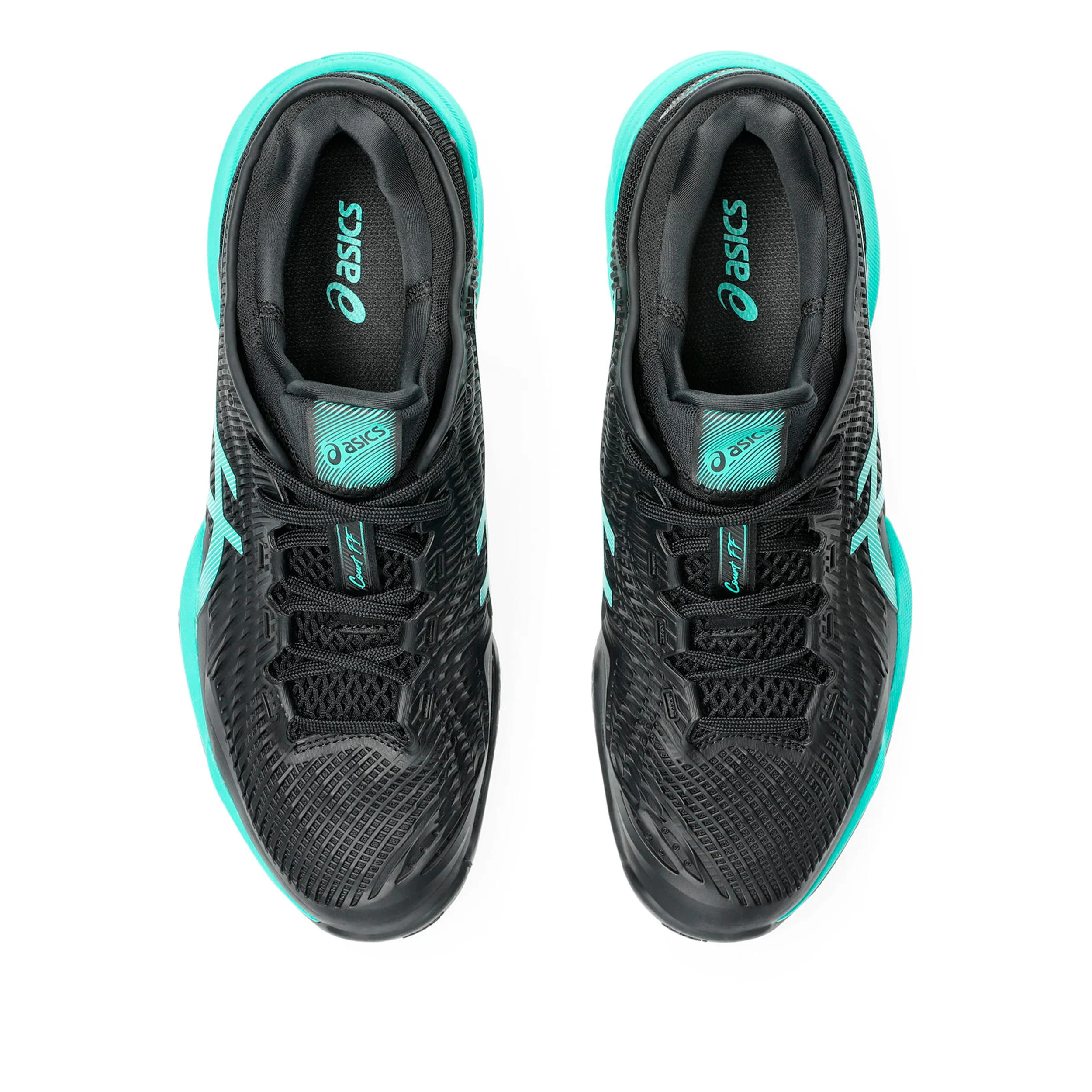 Court FF 3 Zapatilla tierra batida Hombres - negro, turquesa - Image 3
