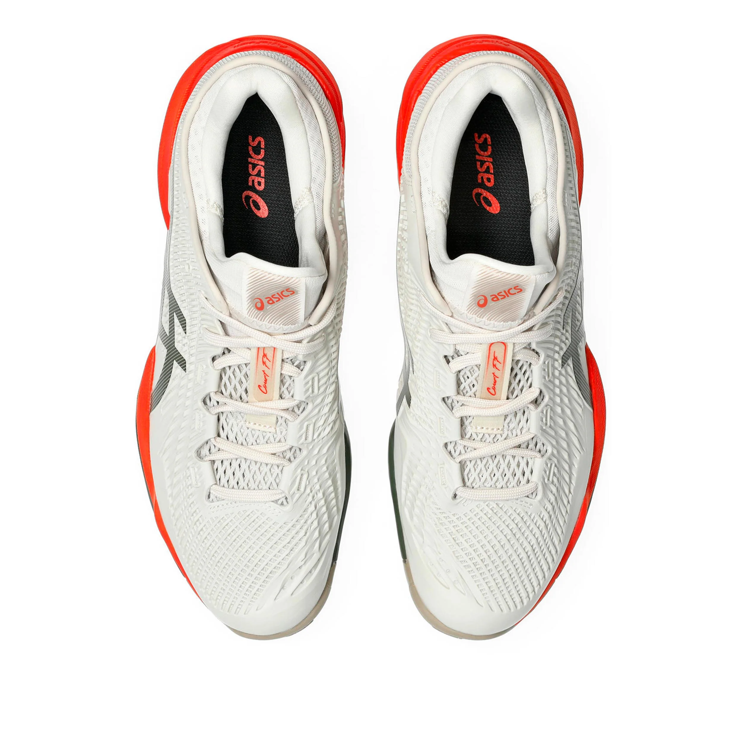 Court FF 3 Zapatilla todas las superficies Hombres - crema, naranja neón - Image 3