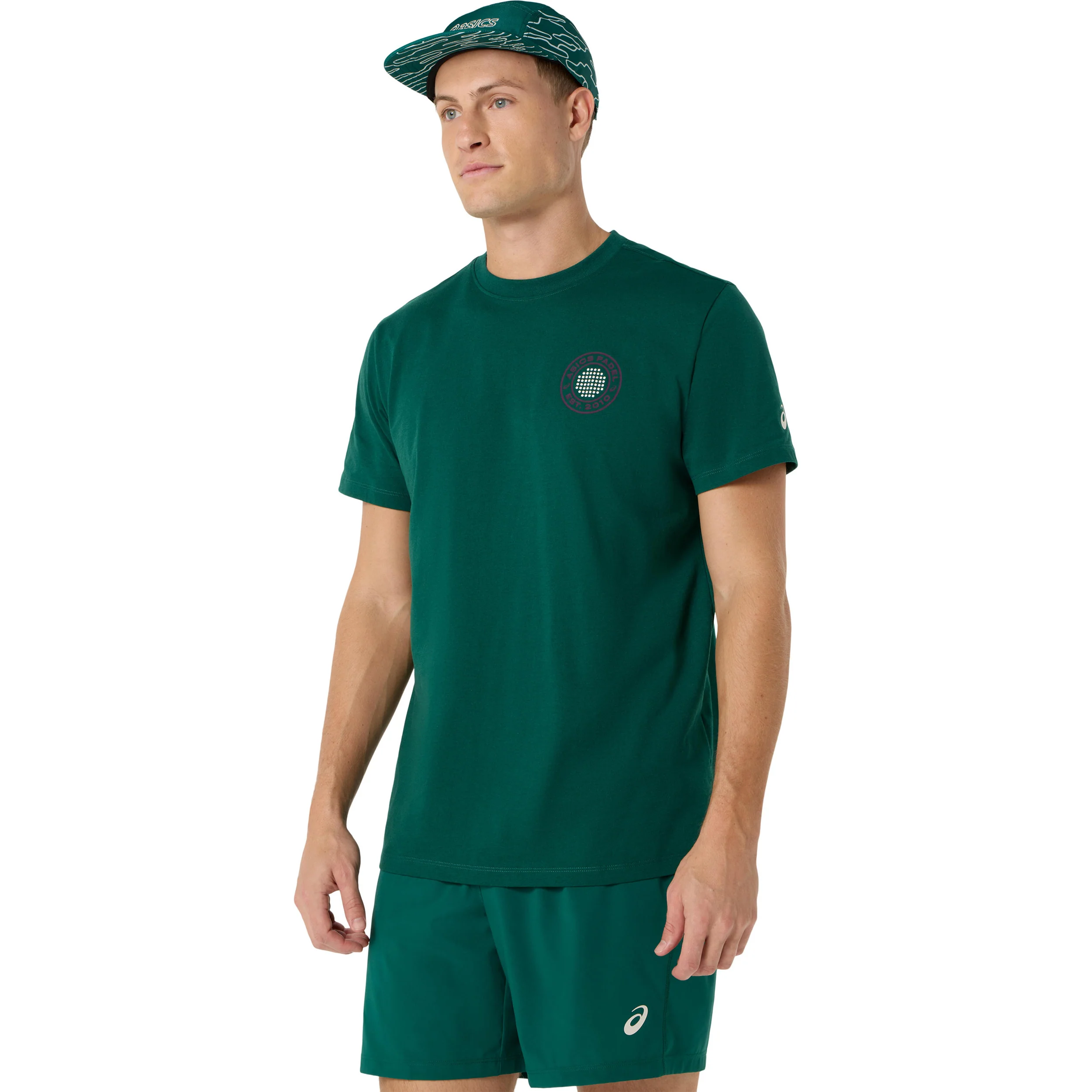 Court Graphic Camiseta de manga corta Hombres - verde oscuro - Image 2