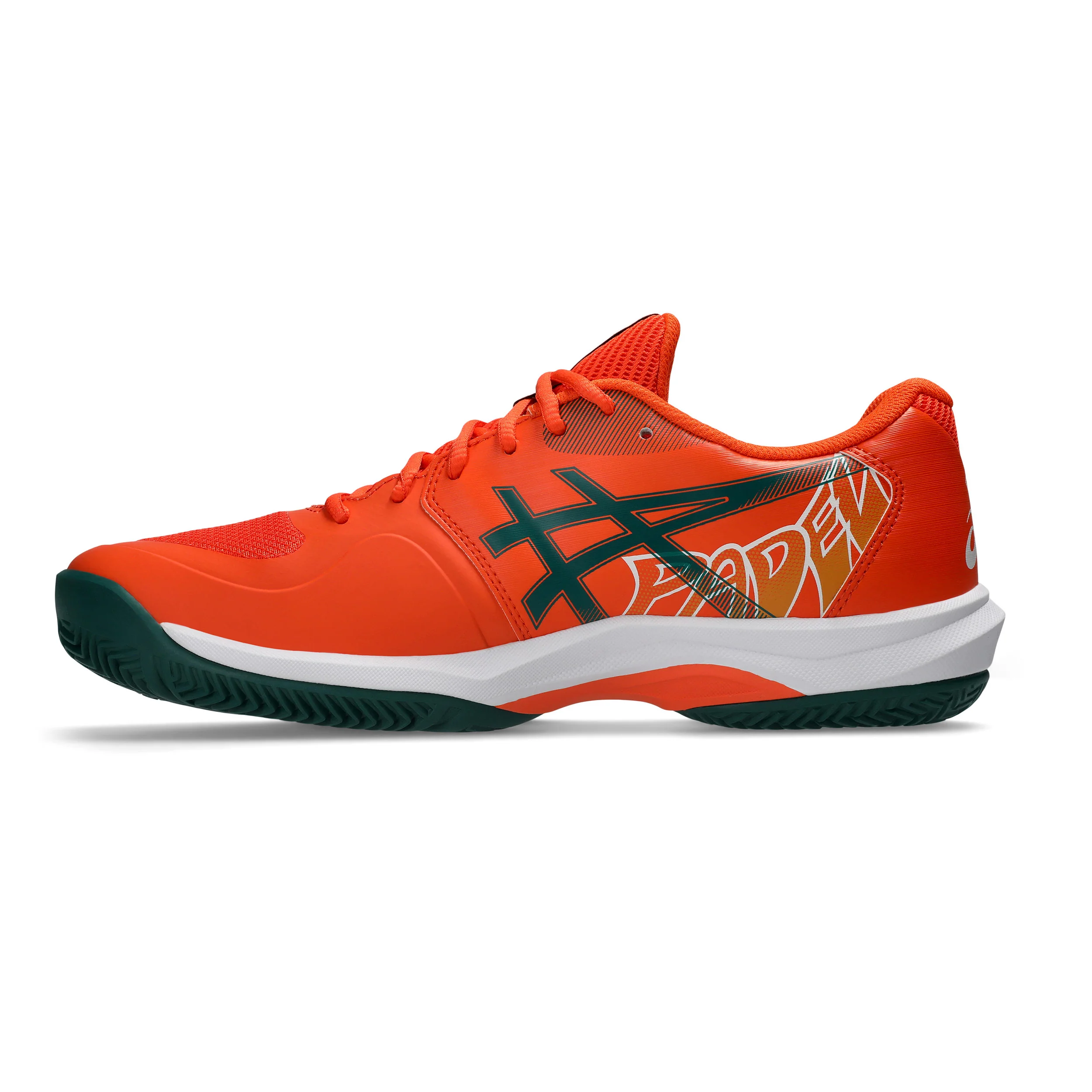 Game FF Zapatilla de pádel Hombres - naranja neón, verde oscuro - Image 2