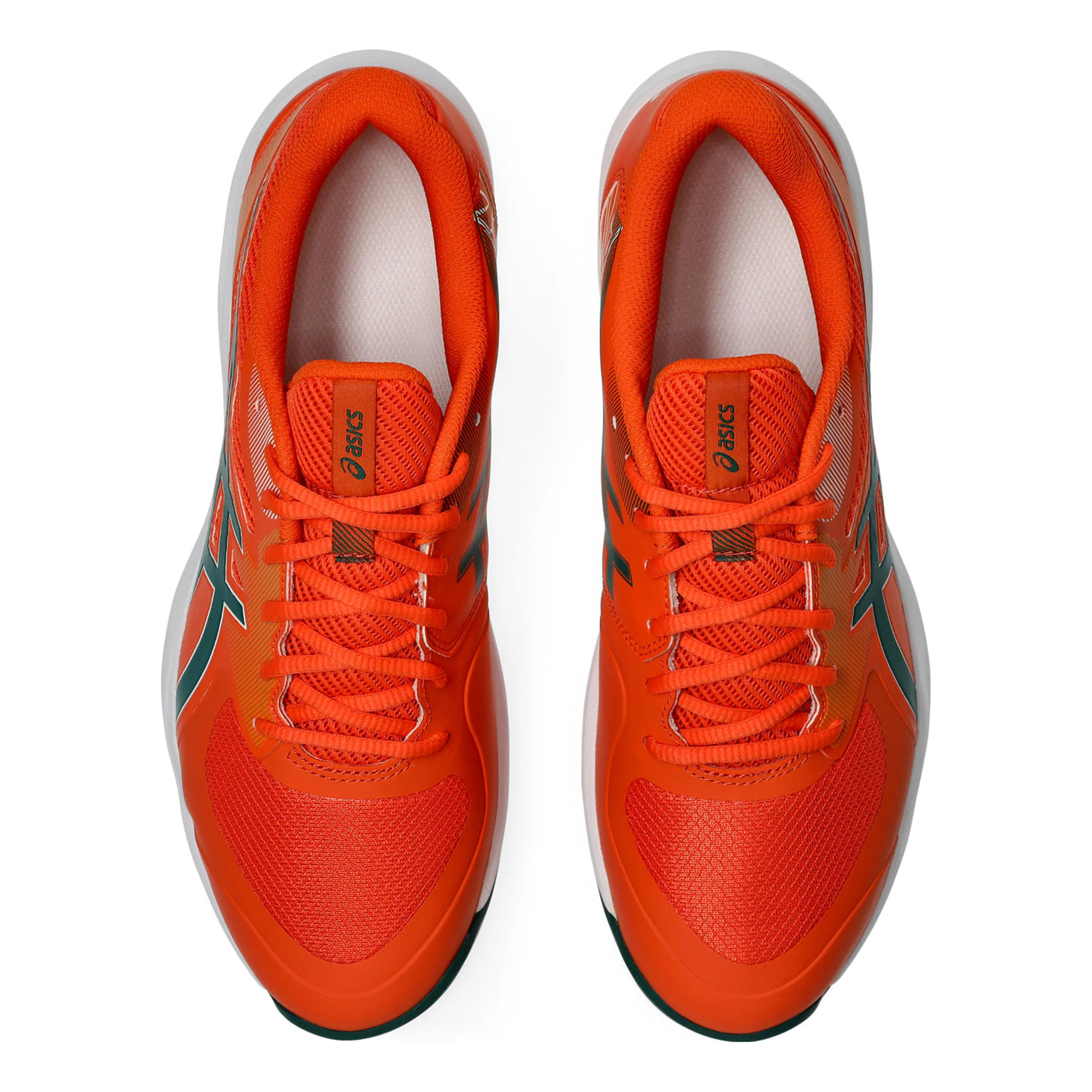 Game FF Zapatilla de pádel Hombres - naranja neón, verde oscuro - Image 3