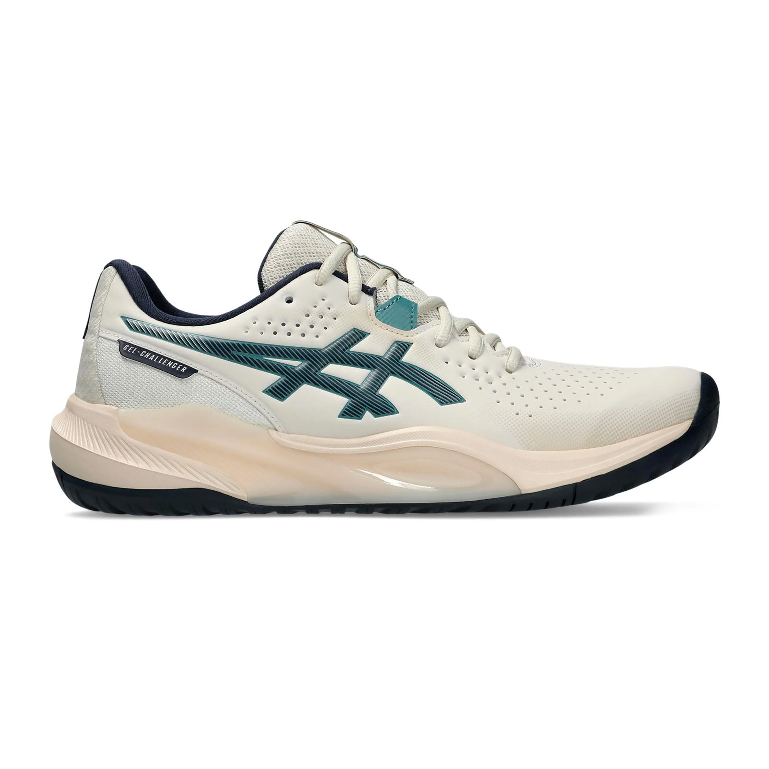Gel-Challenger 15 Zapatilla todas las superficies Hombres - beige, azul oscuro