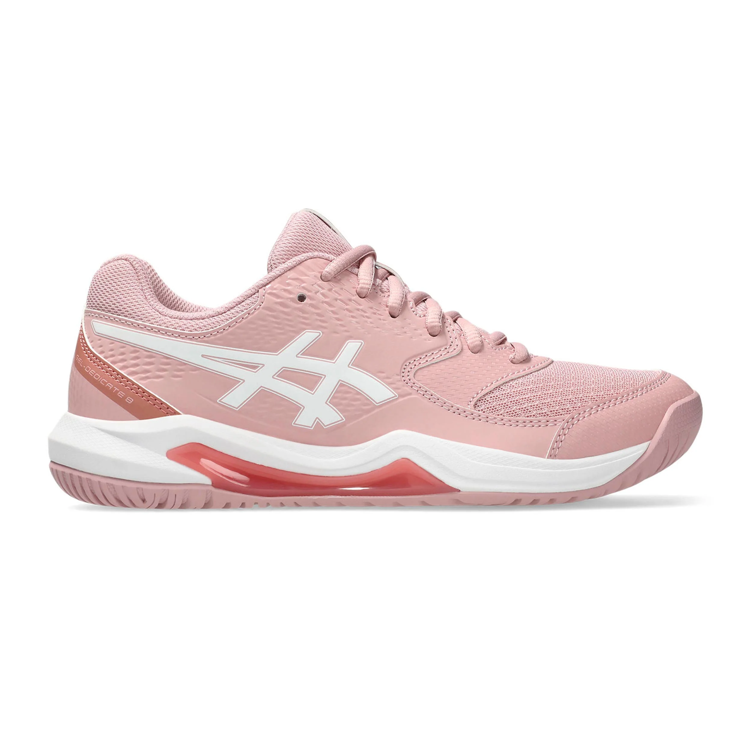 Gel-Dedicate 8 Zapatilla todas las superficies Mujeres - rosa, blanco