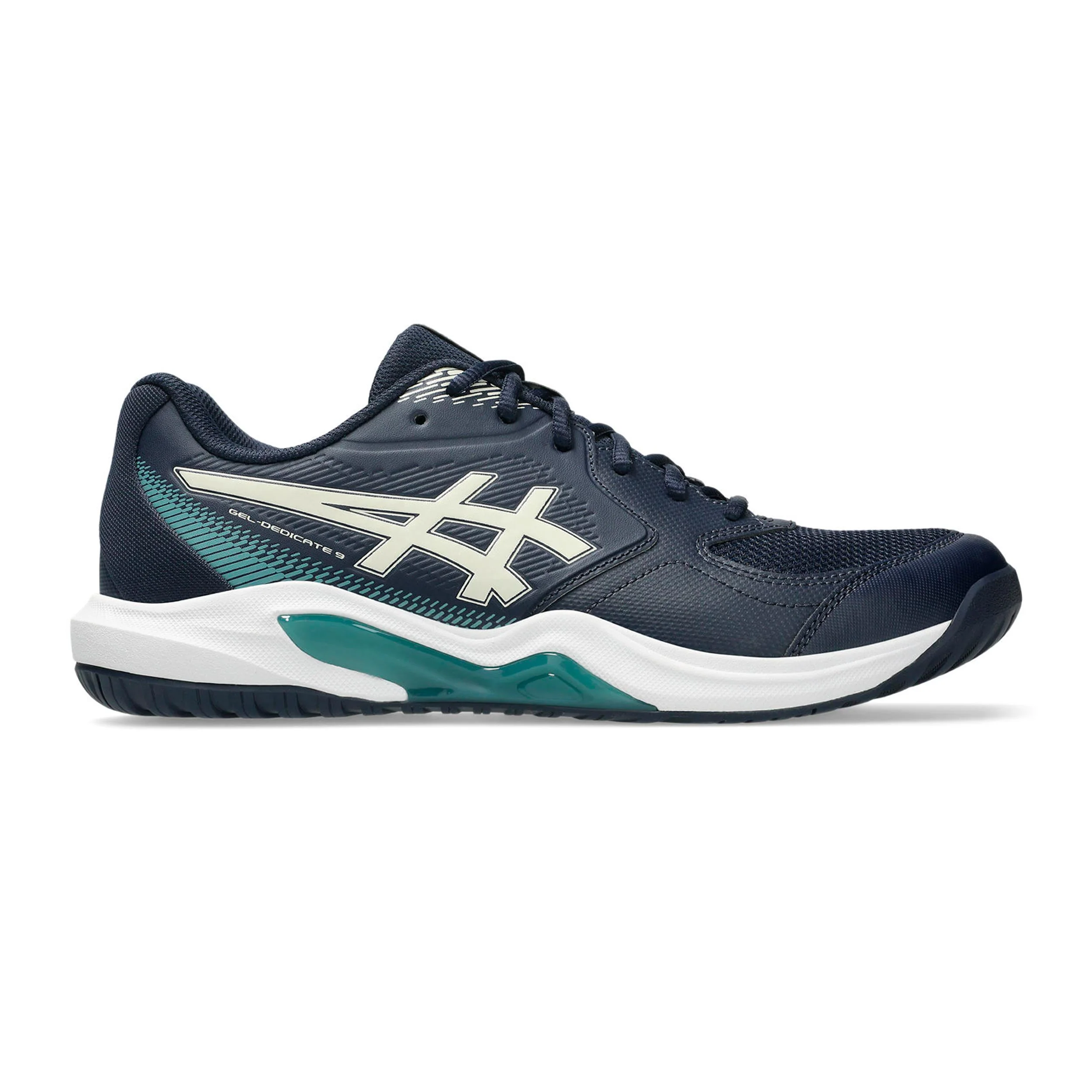 Gel-Dedicate 9 Zapatilla todas las superficies Hombres - azul oscuro, blanco