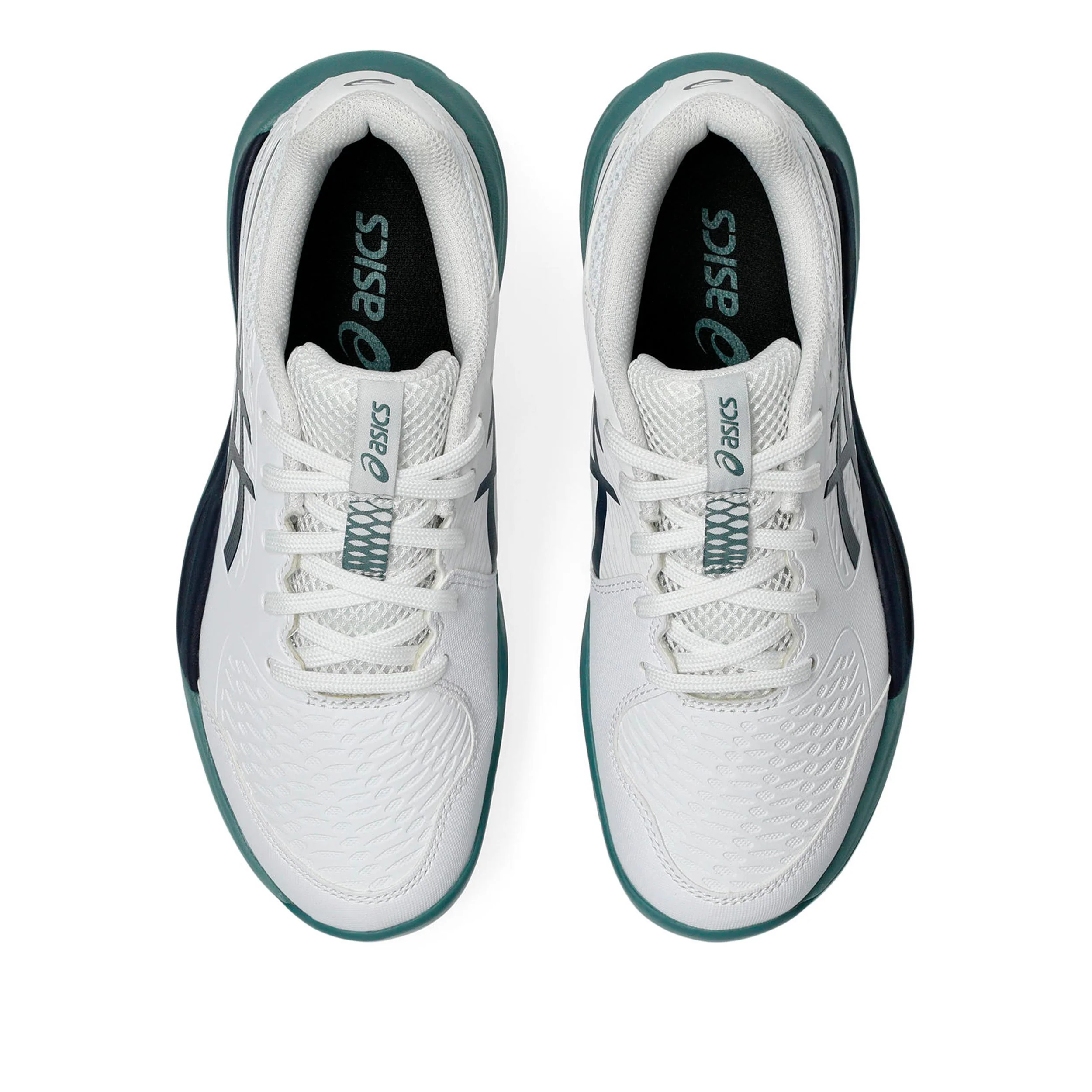 Gel-Resolution X GS Zapatilla tierra batida Niños - blanco, color petróleo - Image 3