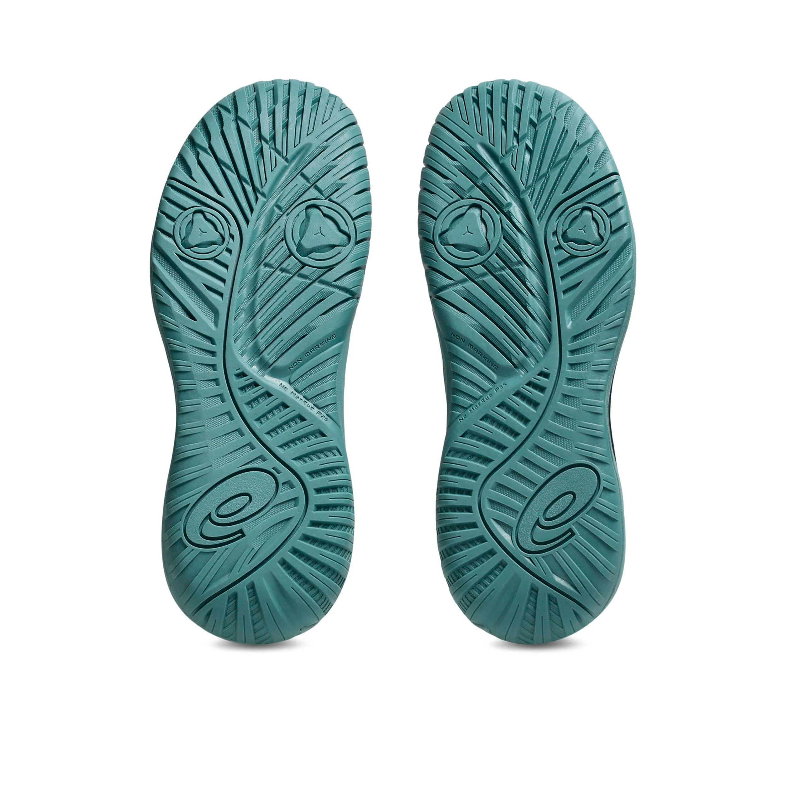 Gel-Resolution X GS Zapatilla todas las superficies Niños - blanco, color petróleo - Image 4