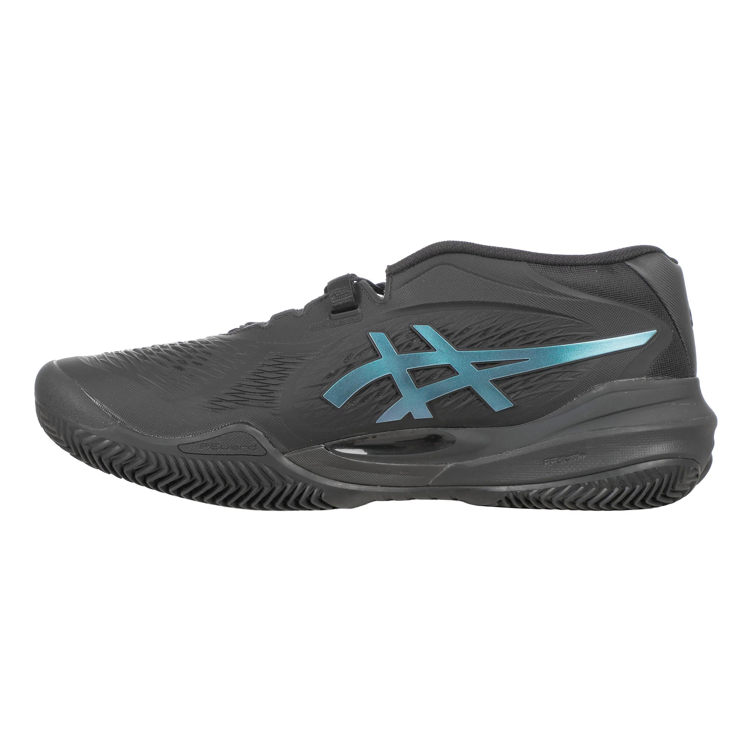 Gel-Resolution X Night Energy Zapatilla tierra batida Hombres - negro, azul - Image 2