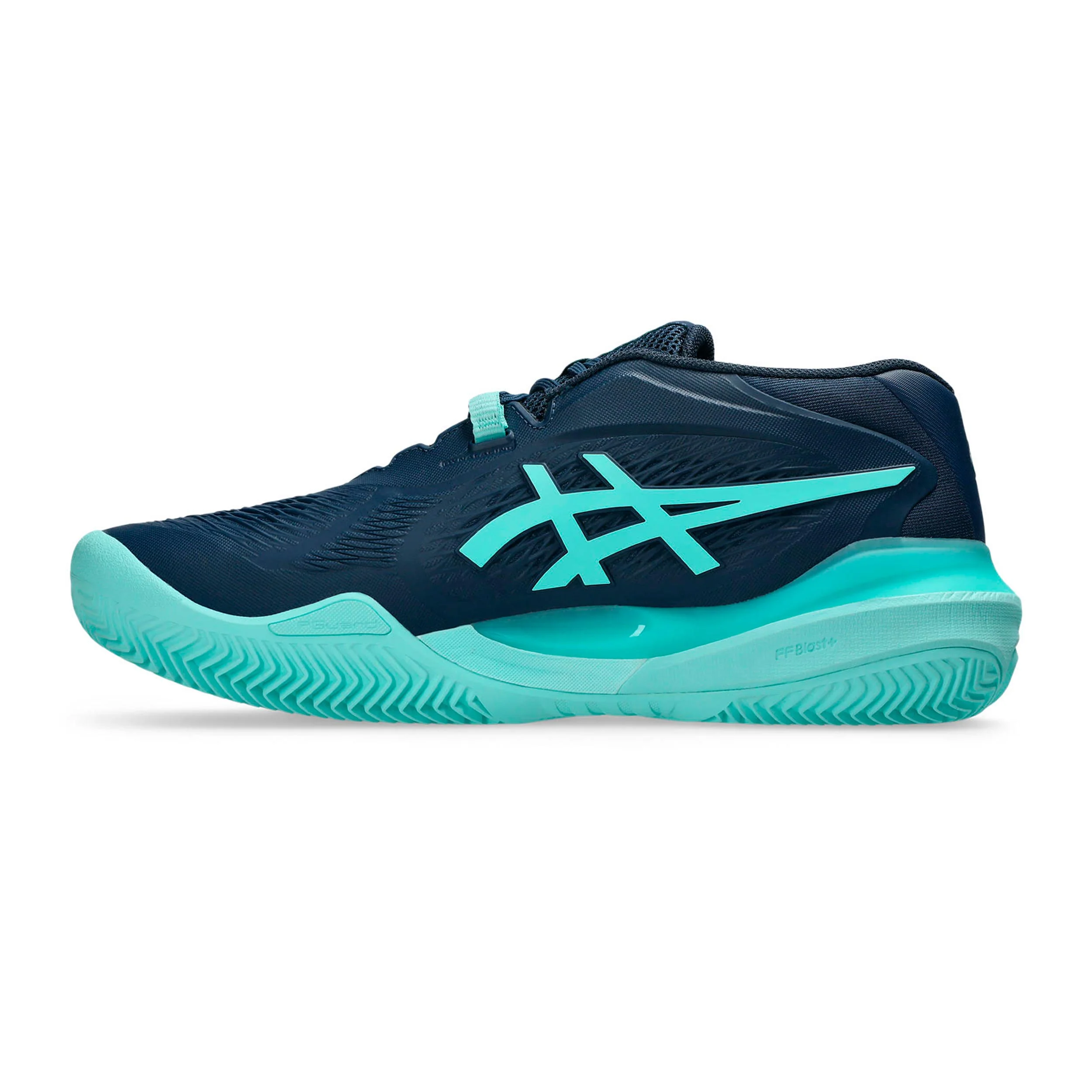 Gel-Resolution X Zapatilla tierra batida Hombres - azul oscuro, menta - Image 2