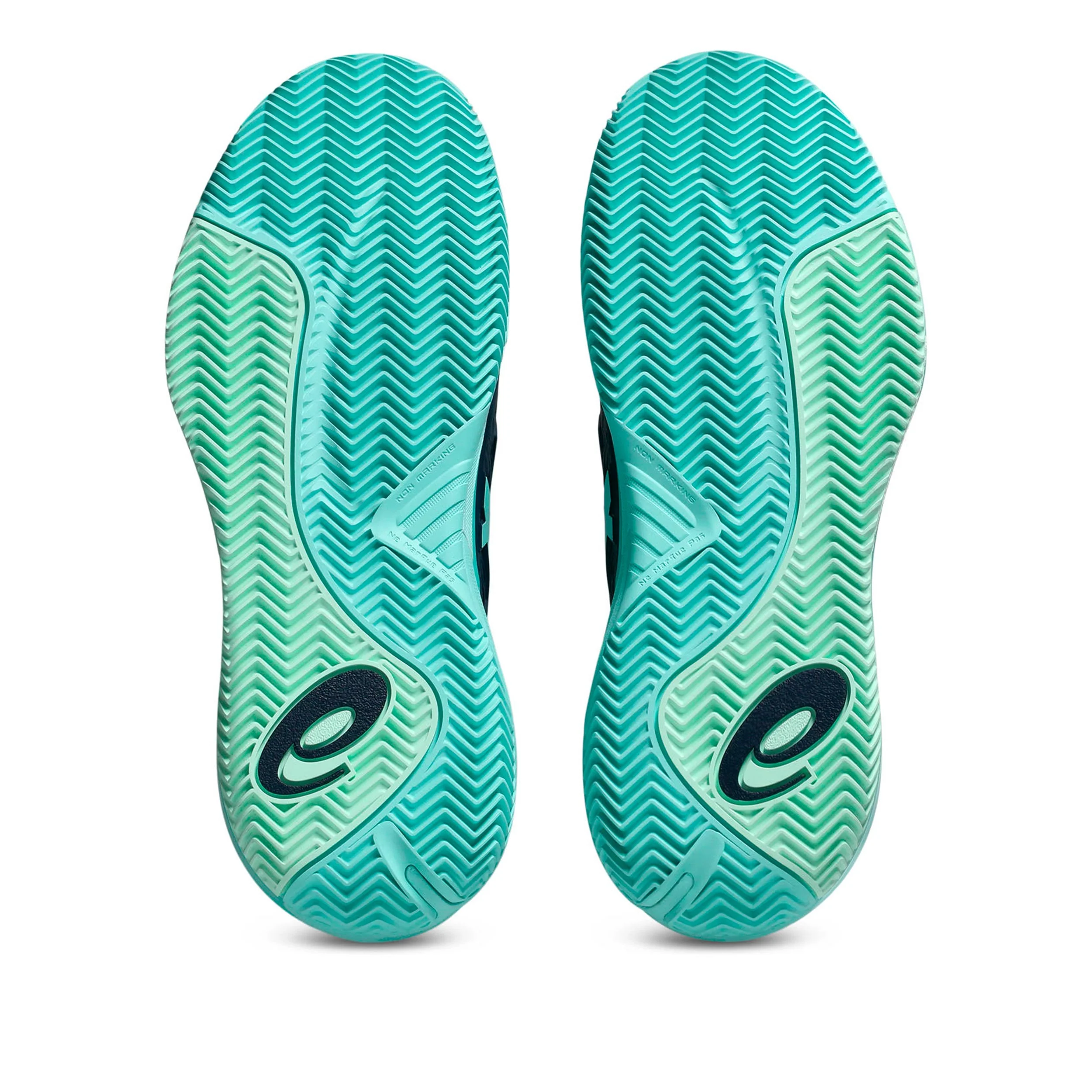 Gel-Resolution X Zapatilla tierra batida Hombres - azul oscuro, menta - Image 4