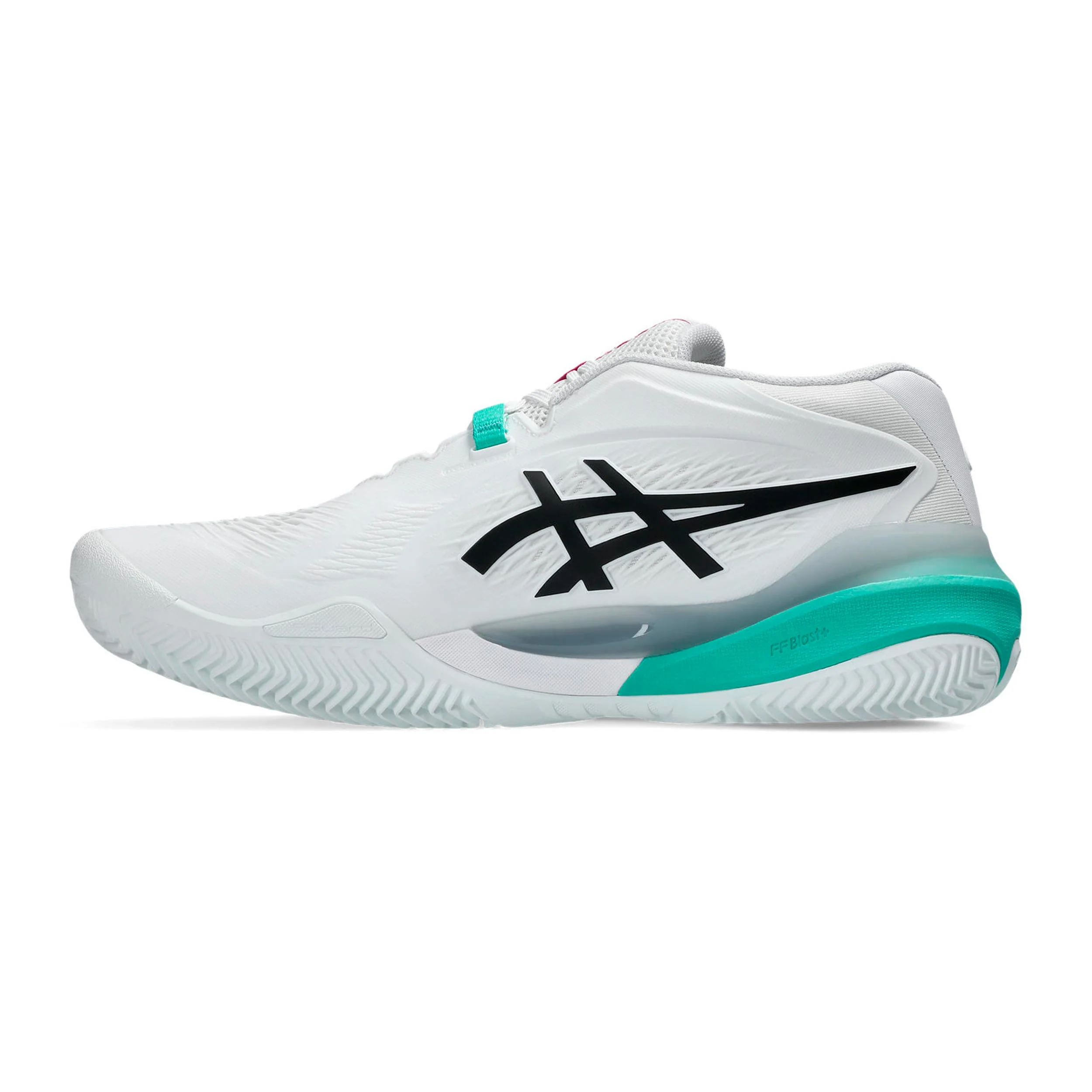 Gel-Resolution X Zapatilla tierra batida Hombres - blanco, rosa - Image 2