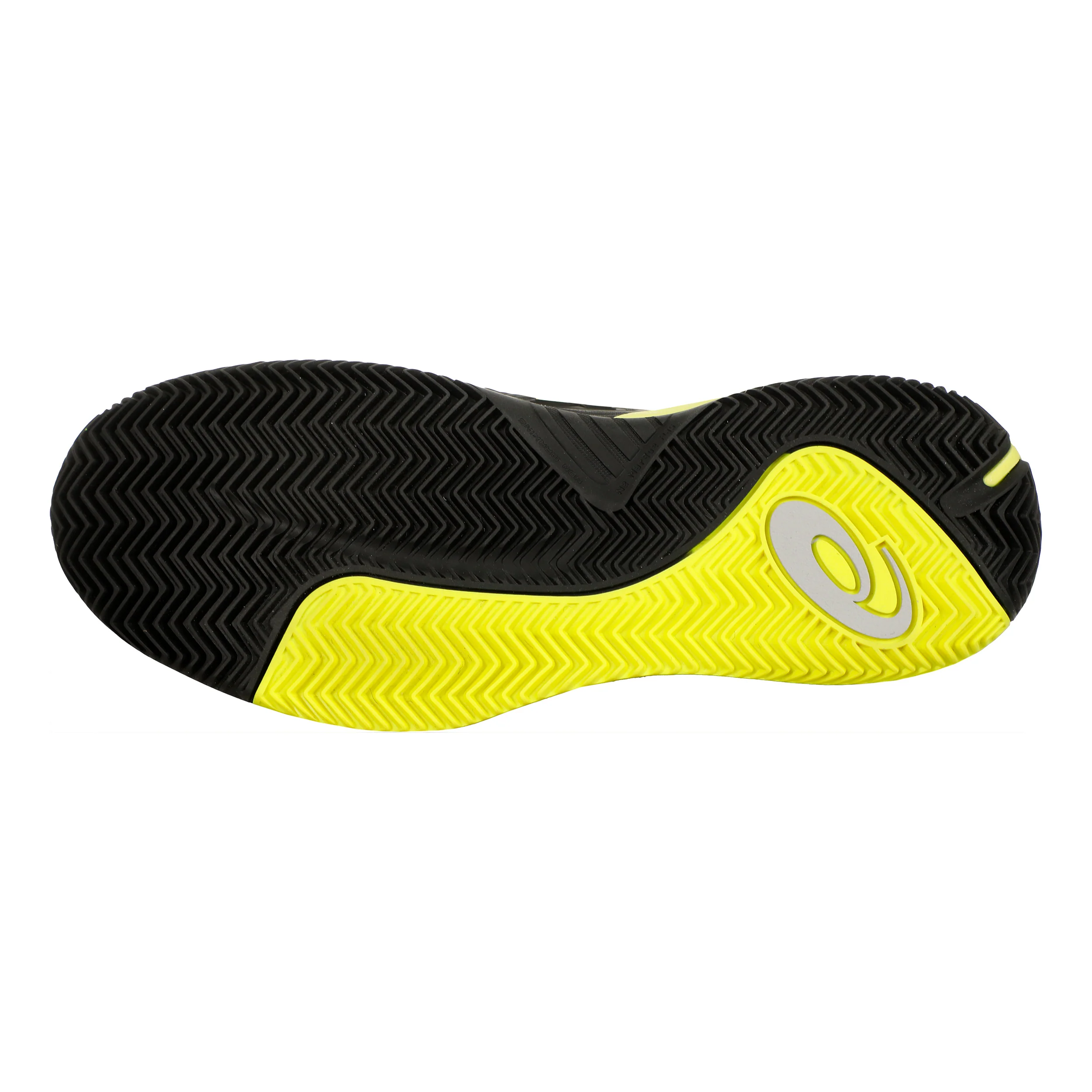 Gel-Resolution X Zapatilla tierra batida Hombres - negro, amarillo neón - Image 4