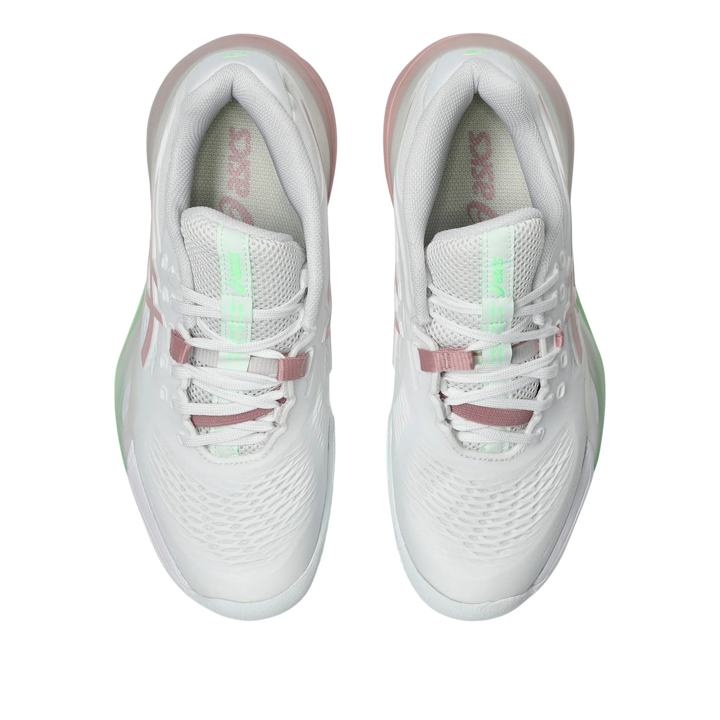 Gel-Resolution X Zapatilla tierra batida Mujeres - blanco, rosa - Image 3