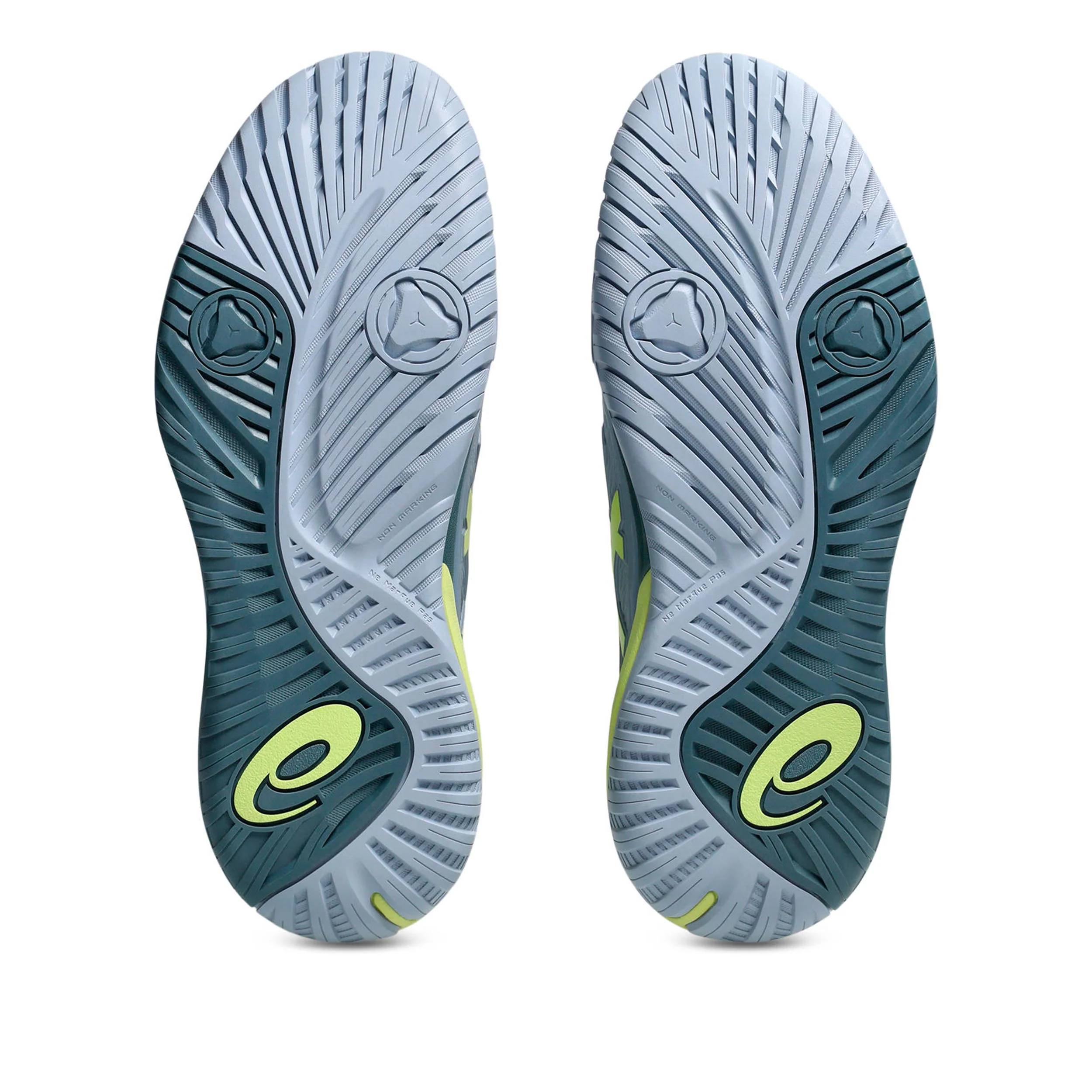 Gel-Resolution X Zapatilla todas las superficies Hombres - gris, verde - Image 4