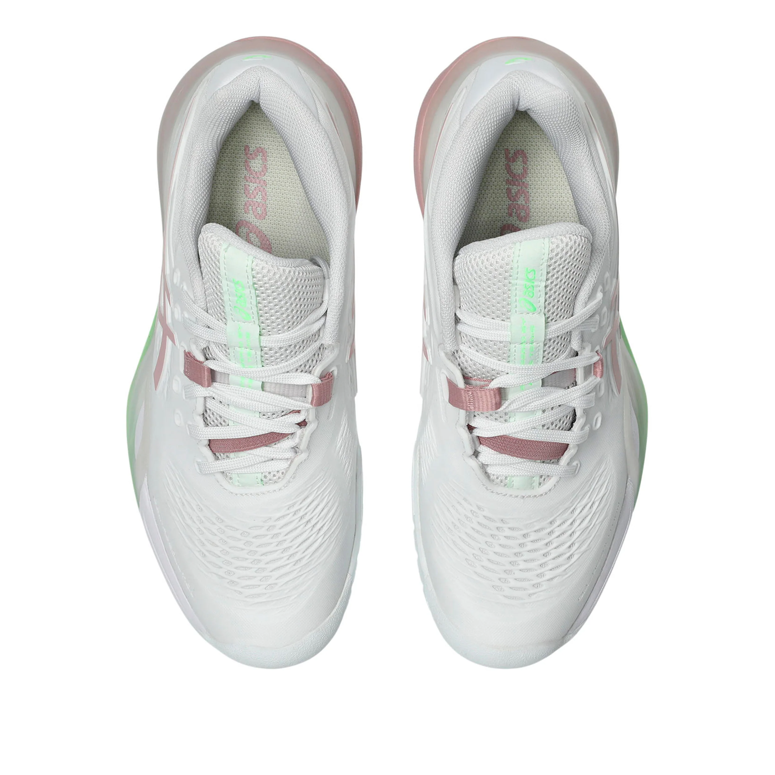 Gel-Resolution X Zapatilla todas las superficies Mujeres - blanco, rosa - Image 3