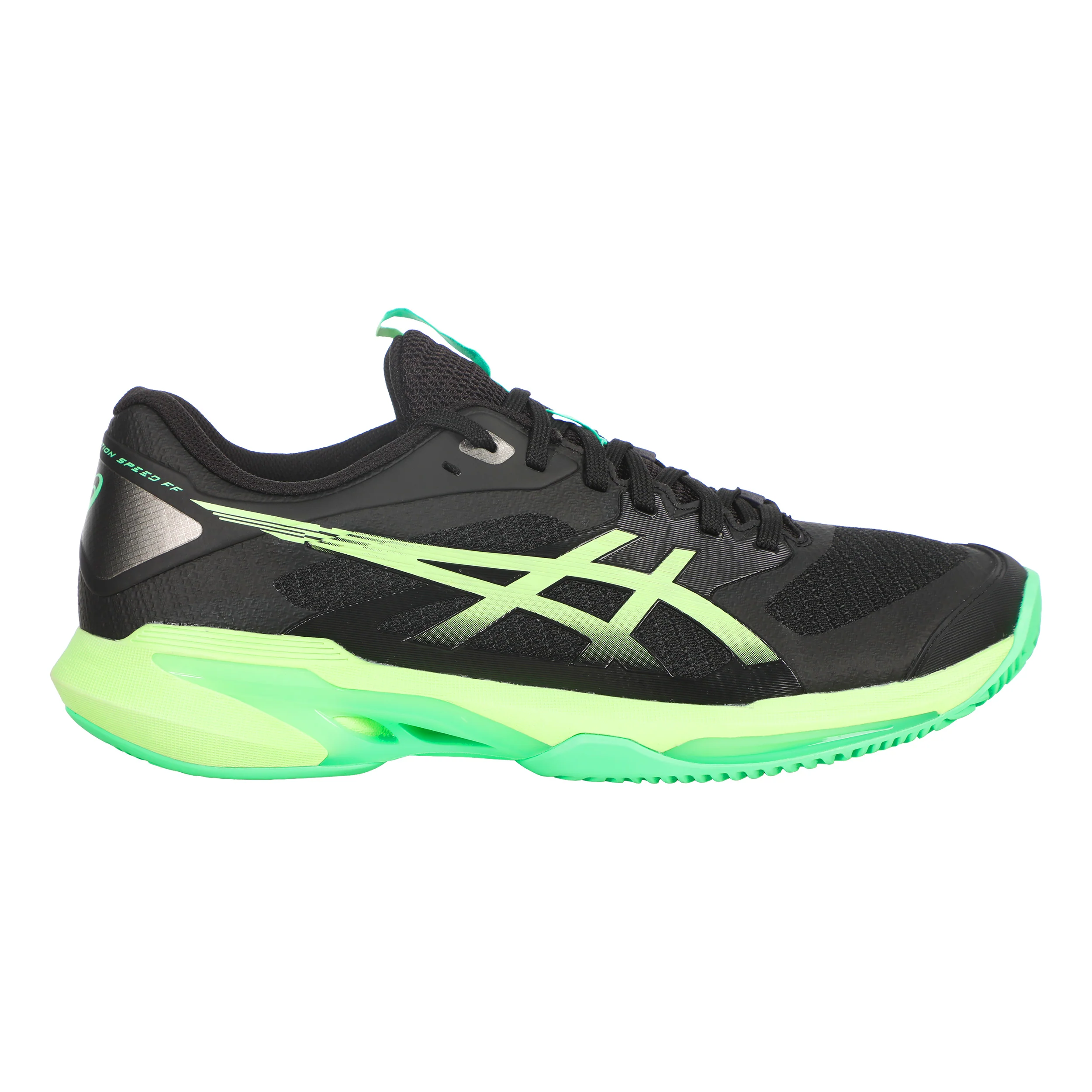 Solution Speed FF 4 Zapatilla tierra batida Hombres - negro, verde neón