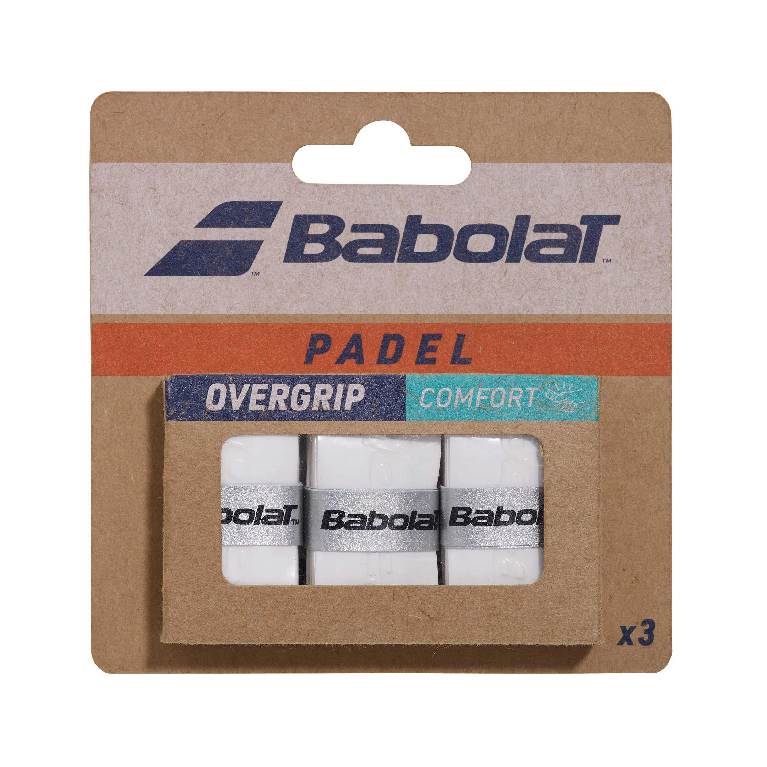 Comfort Padel X3 Sobregrip de pádel - blanco