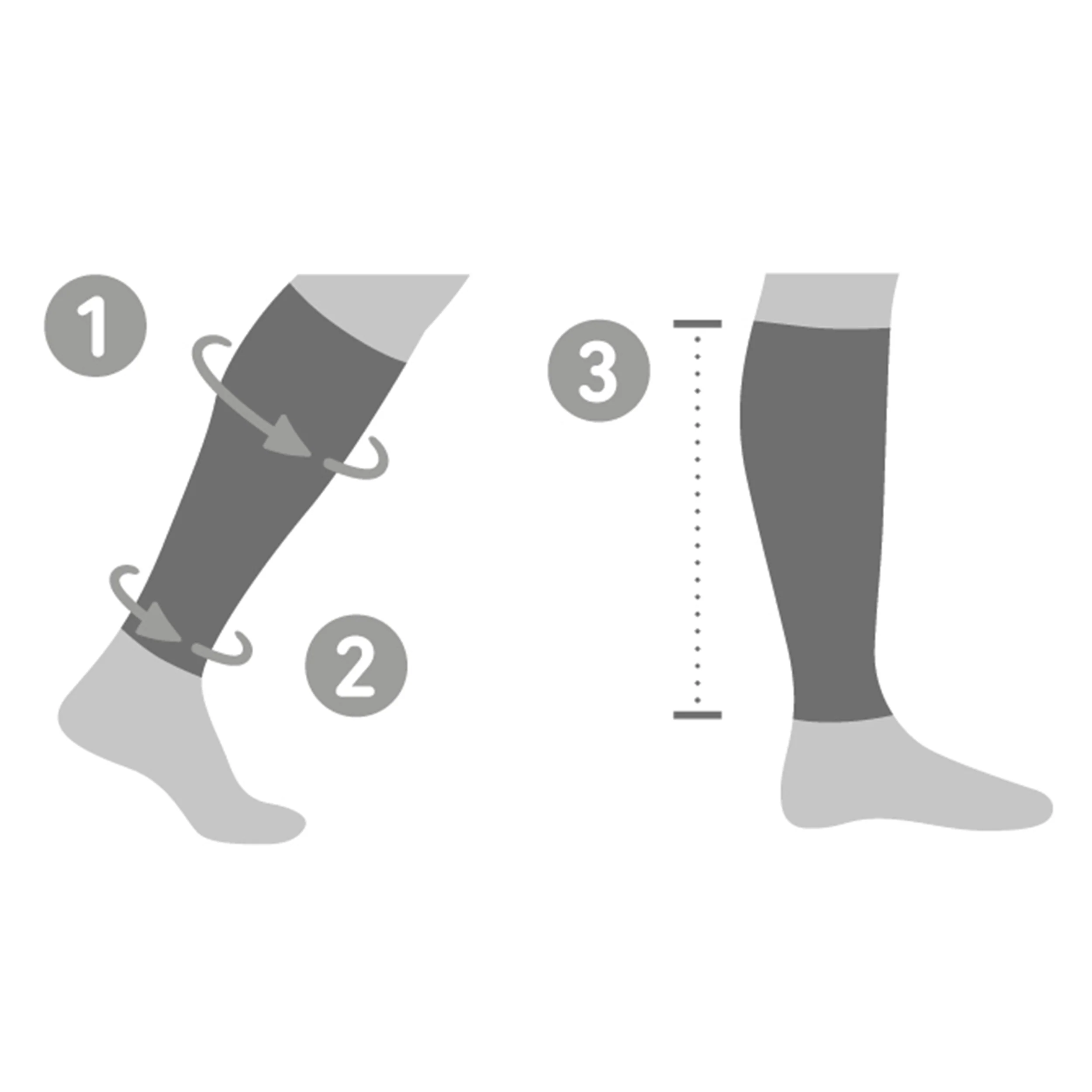 Sports Compression Lower Leg (long) Coderas-Azul - Image 5