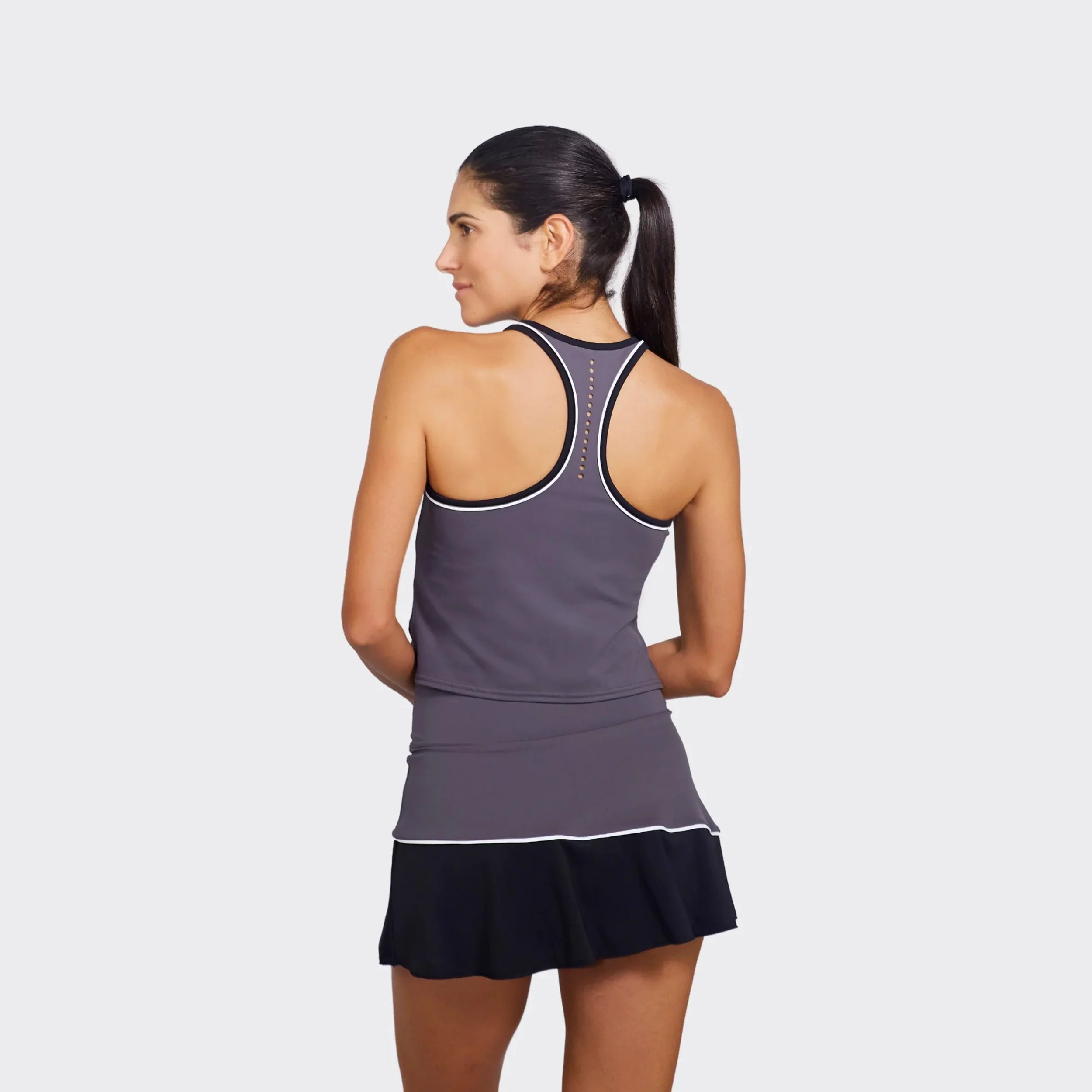 Selene Camiseta de tirantes Mujeres-gris oscuro - Image 2