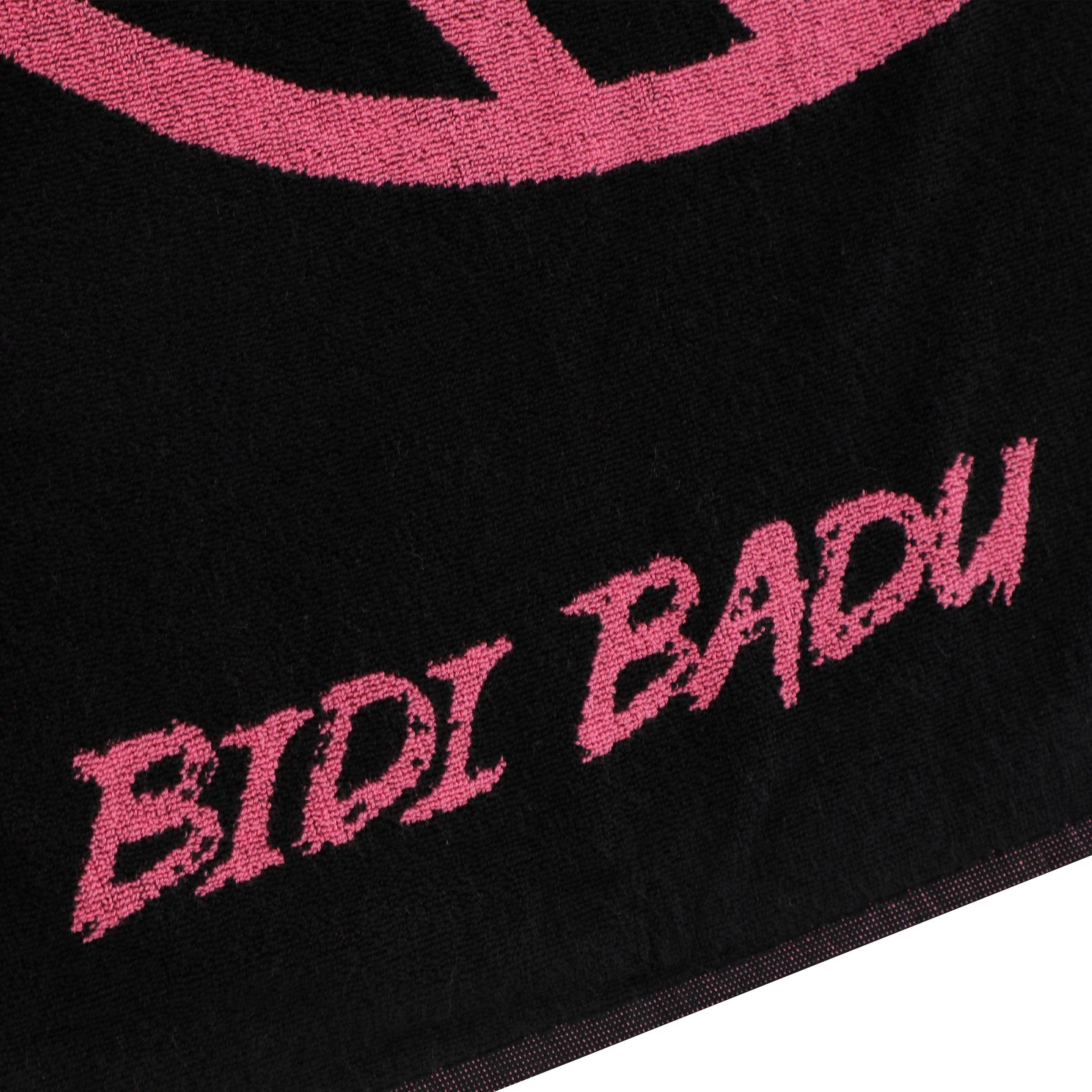 Badehandtuch 50x100cm Toalla -negro,rosa - Image 4