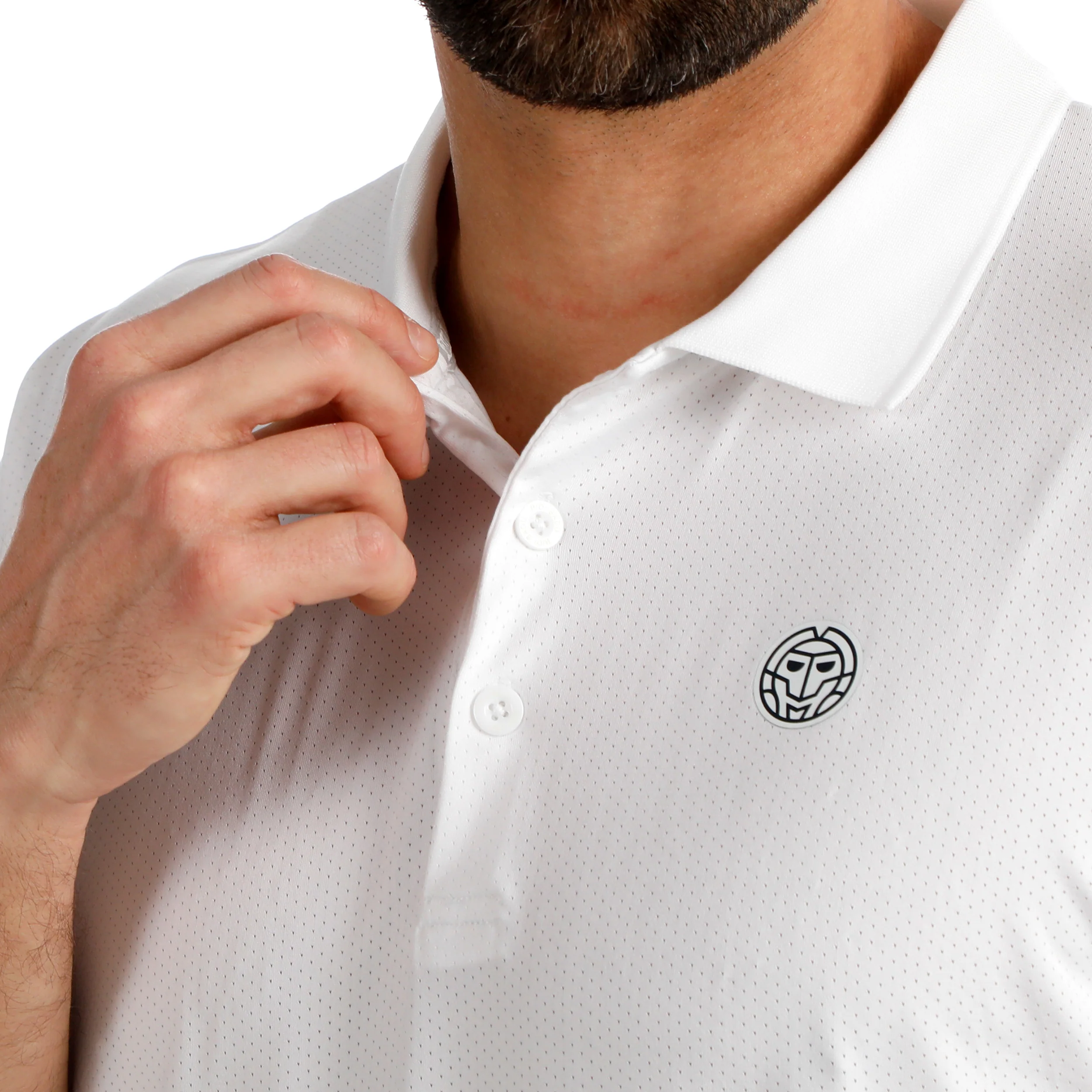 Crew 2.0 Polo Hombres-blanco - Image 3