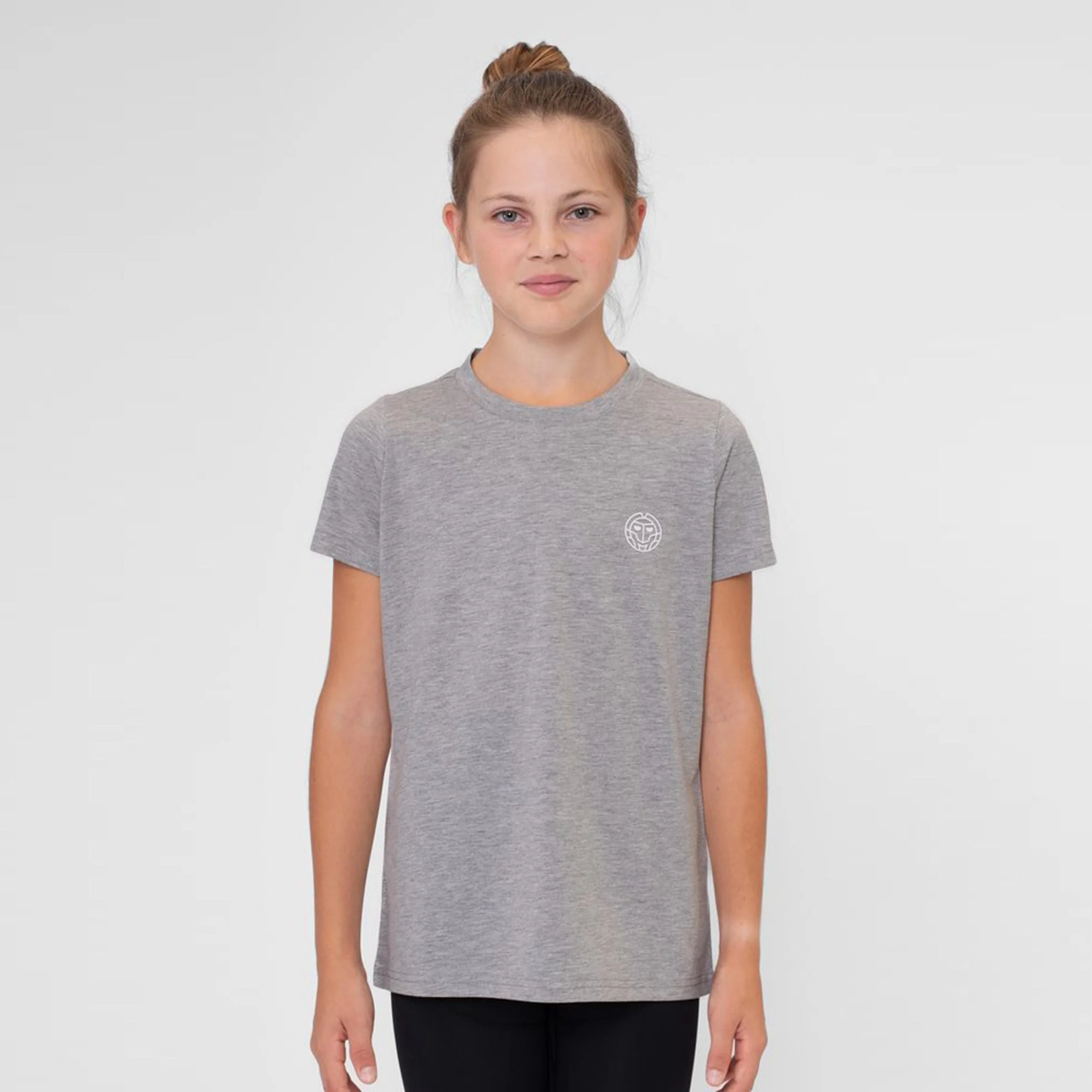 Crew Chill Camiseta De Manga Corta Chicas-Gris