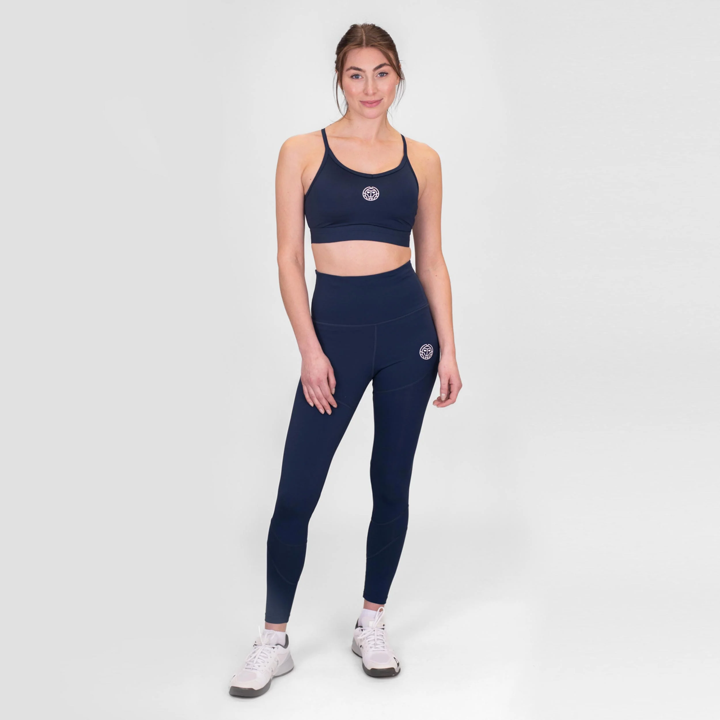 Crew Low Support Strappy Sujetador Deportivo Mujeres-Azul Oscuro - Image 5