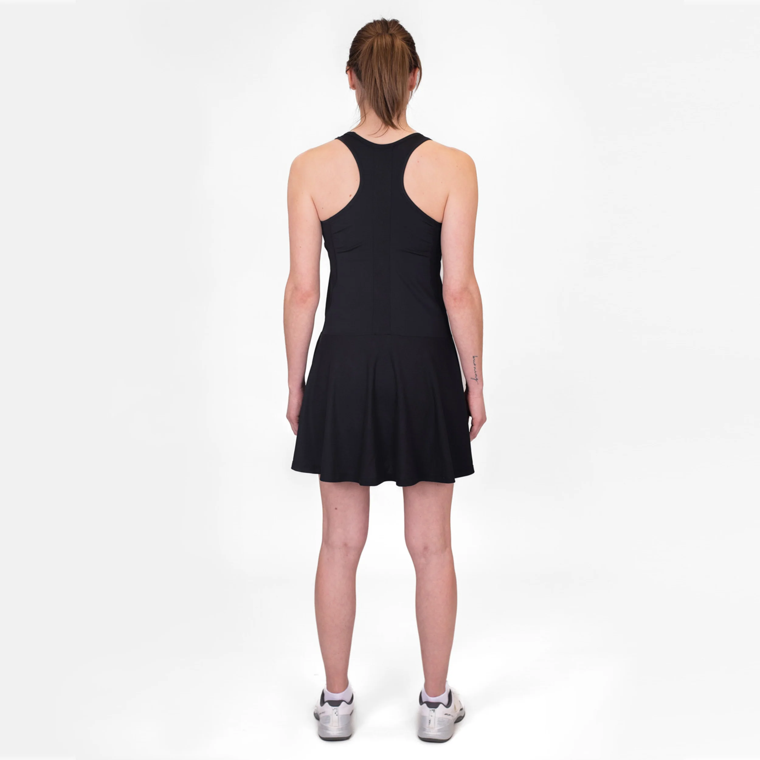 Crew Vestido Mujeres-Negro - Image 7