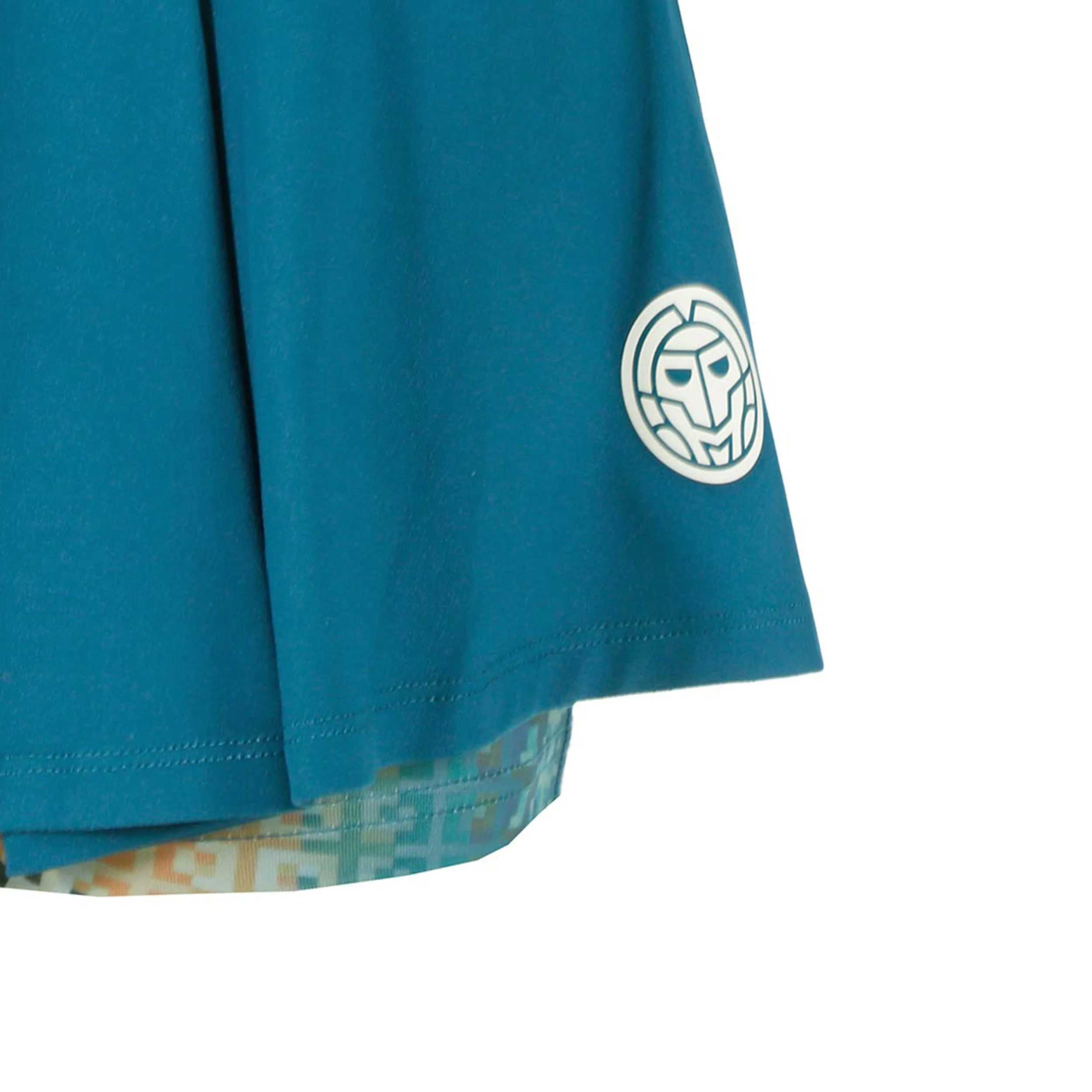 Komodo Printed Wavy Falda Mujeres-Color Petróleo - Image 3