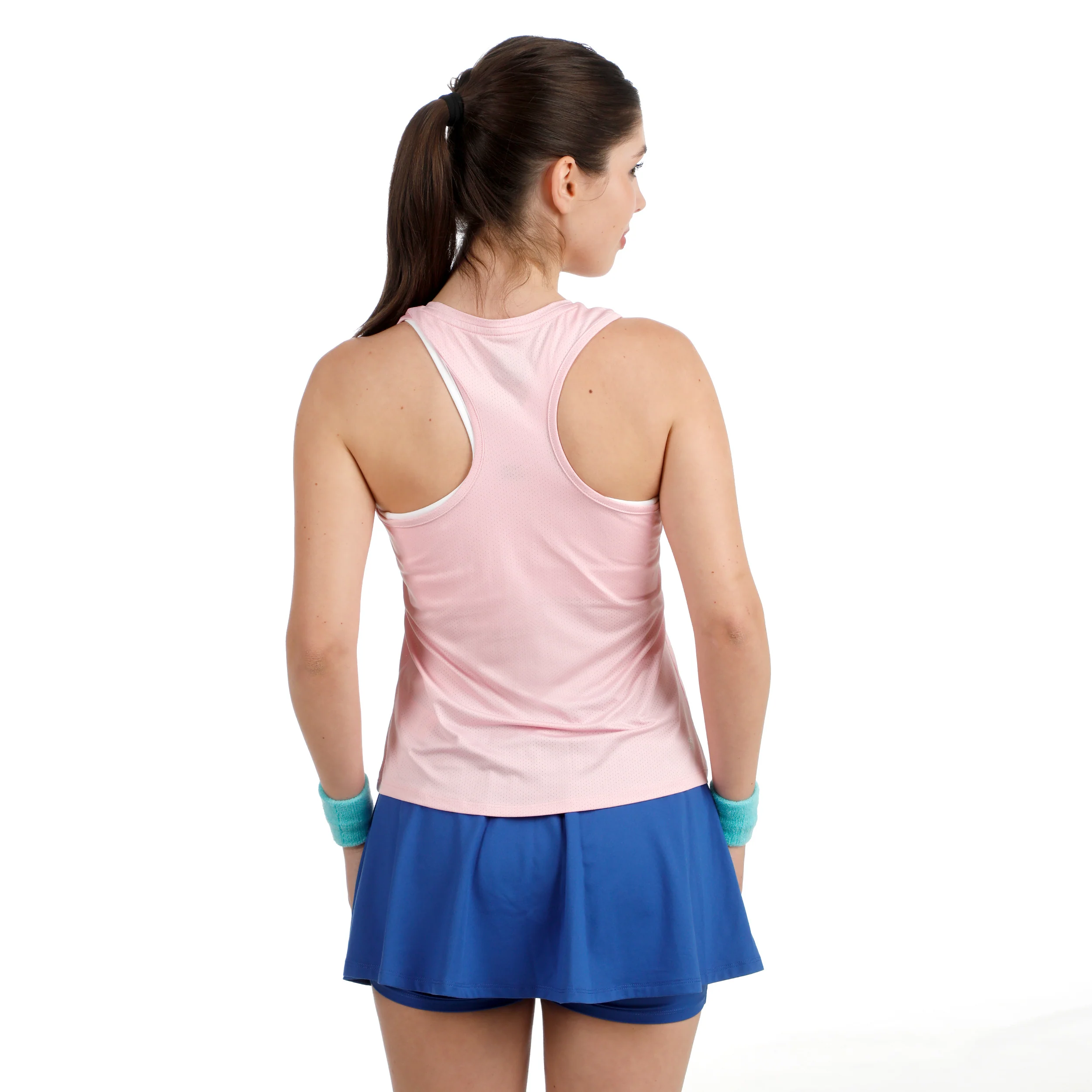 Out of Control Racerback Camiseta de tirantes Mujeres - rosa, blanco - Image 6