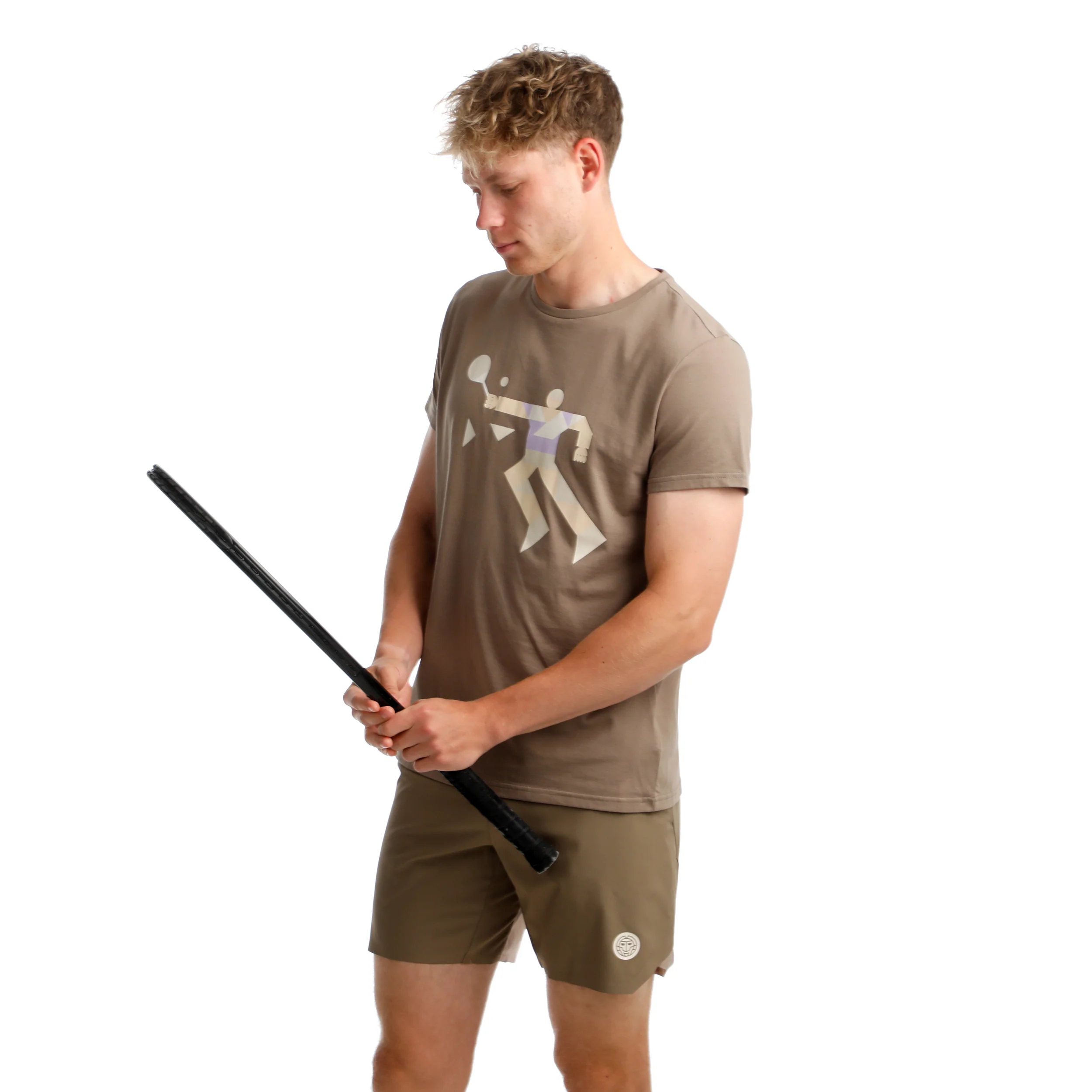 Paris 2025 7in Shorts Hombres-Marrón - Image 6