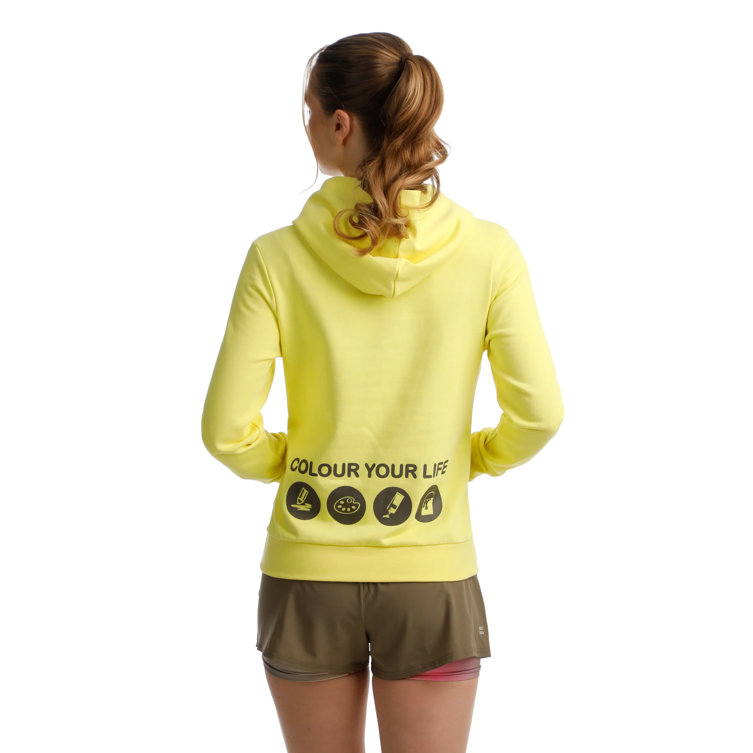 Spectrum Chill Sudadera Con Capucha Mujeres-Amarillo - Image 7