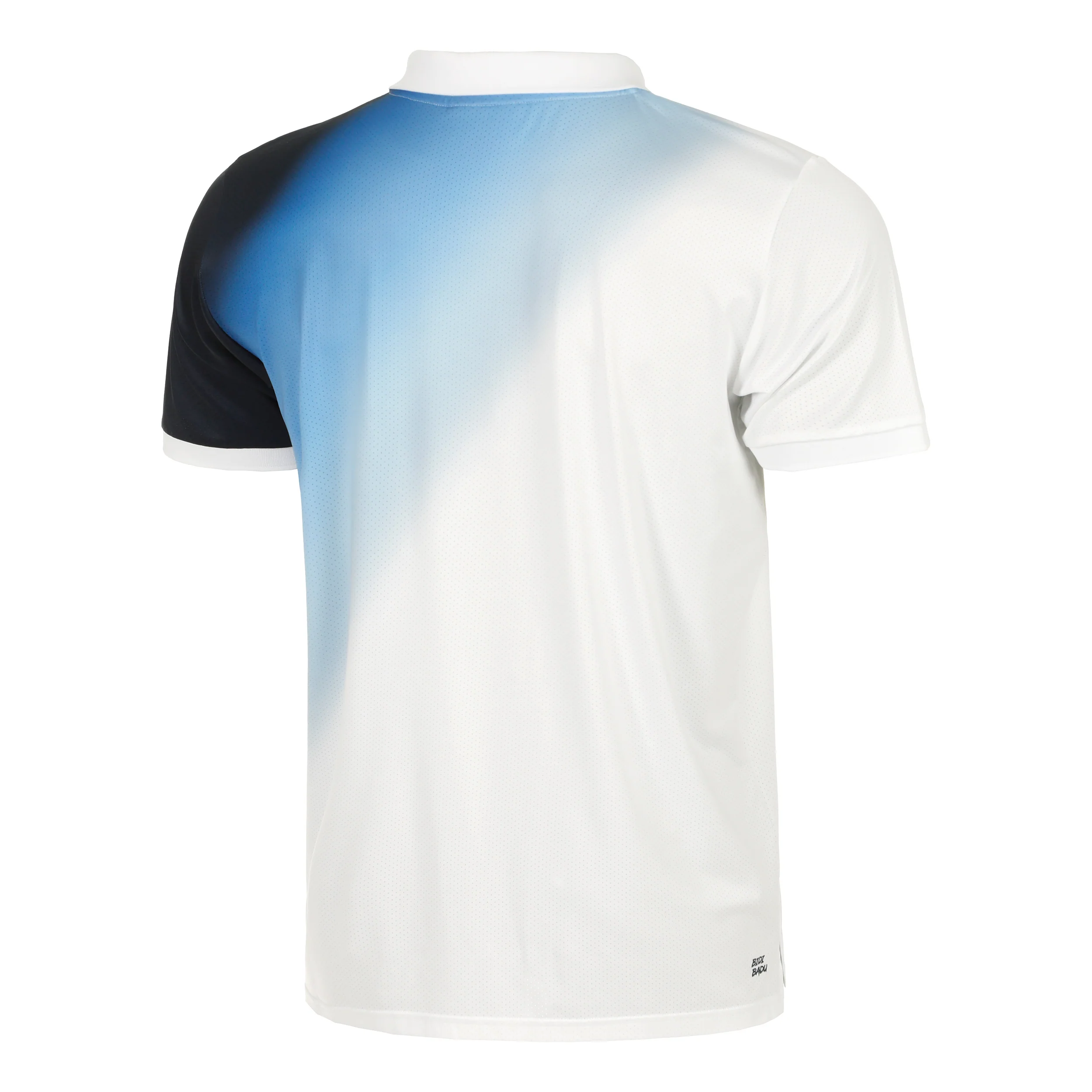 Watercolour Polo Hombres-Blanco,Azul - Image 2
