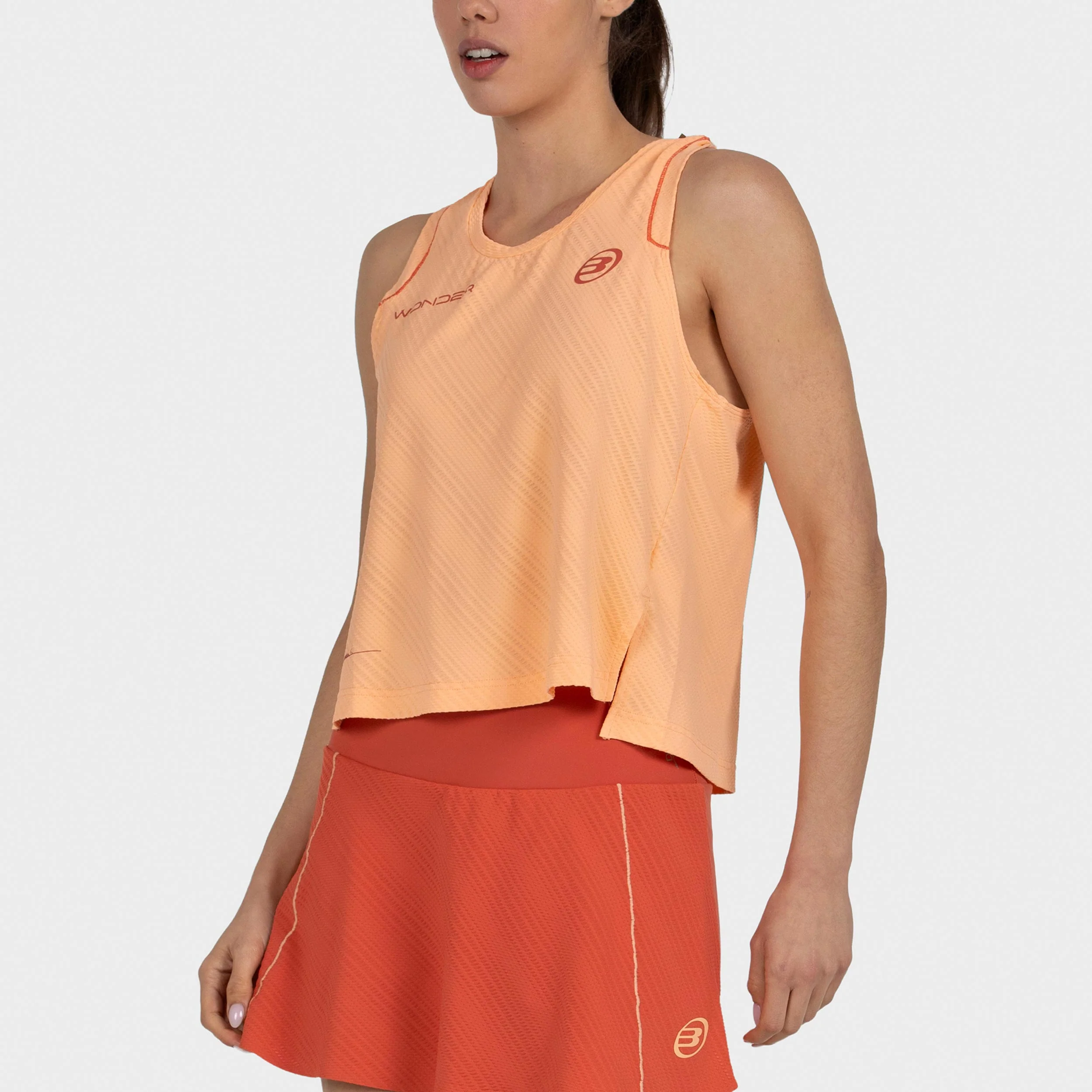 Claudia 26V Camiseta de tirantes Mujeres - albaricoque