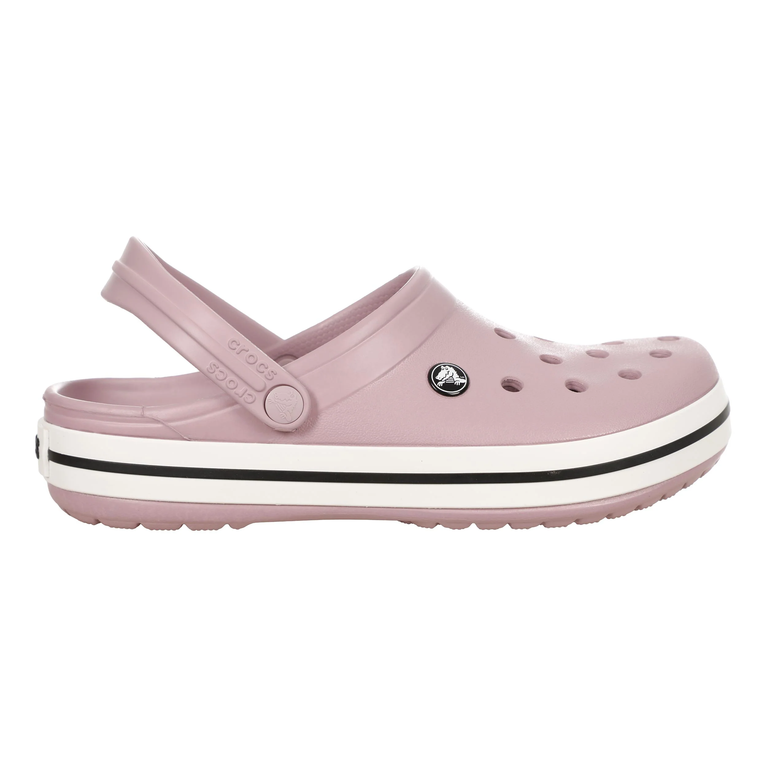 Crocband Clog Chanclas Unisex - morado, blanco